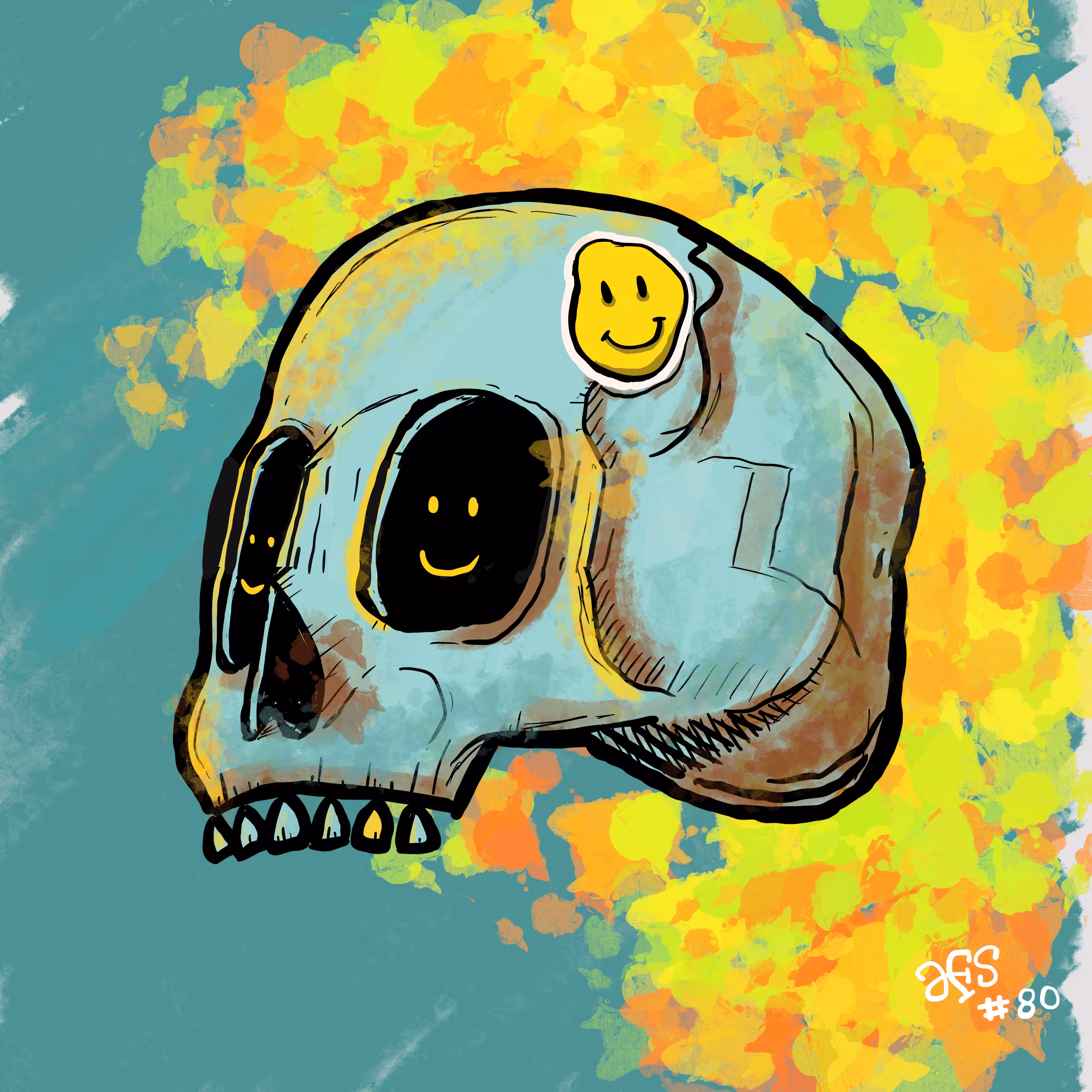 Almost Fancy Skull #80
