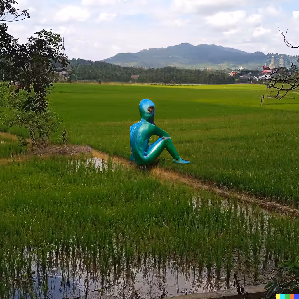 Sad alien