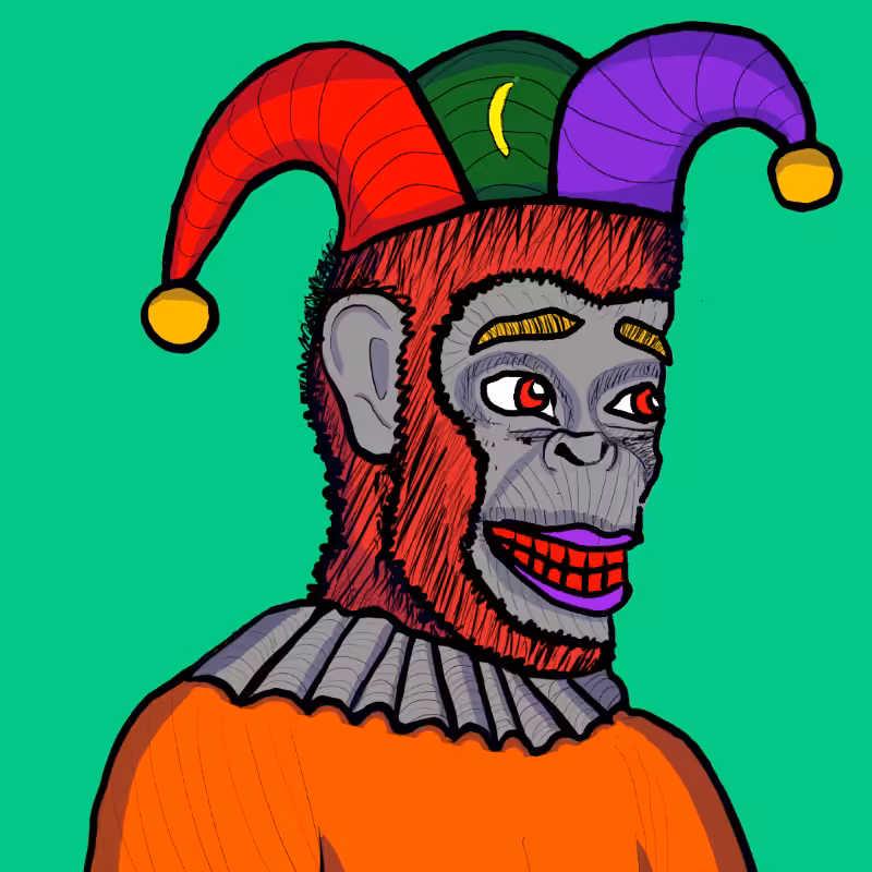 Clown Ape Club Tezos Ultra Superior-CACTUS #41