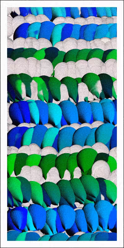 Balloon Field on Clouds #16