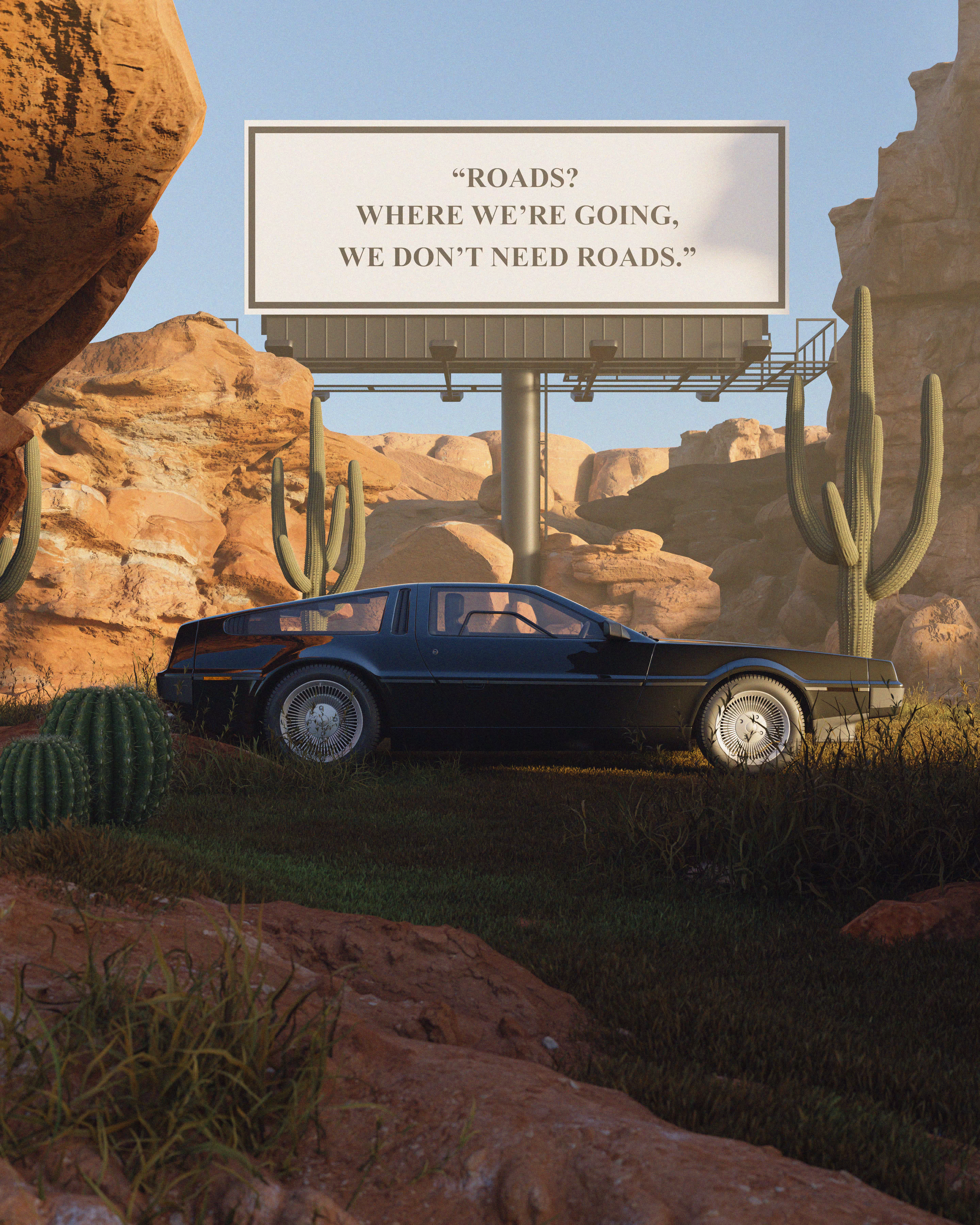 WE DON'T NEED ROADS