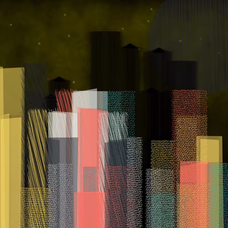 hastily-drawn cityscape sketch #51