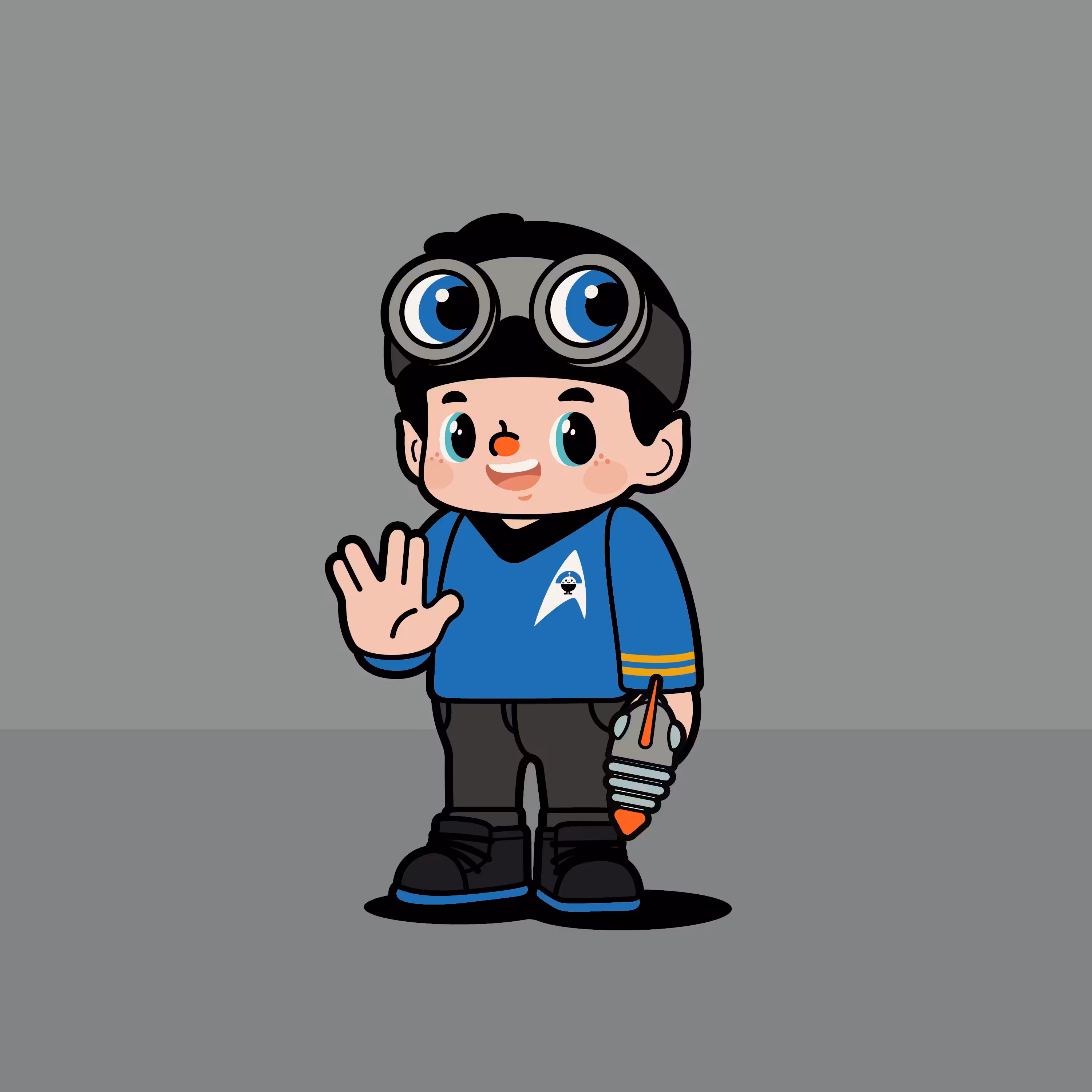 Trekker Boy Figure