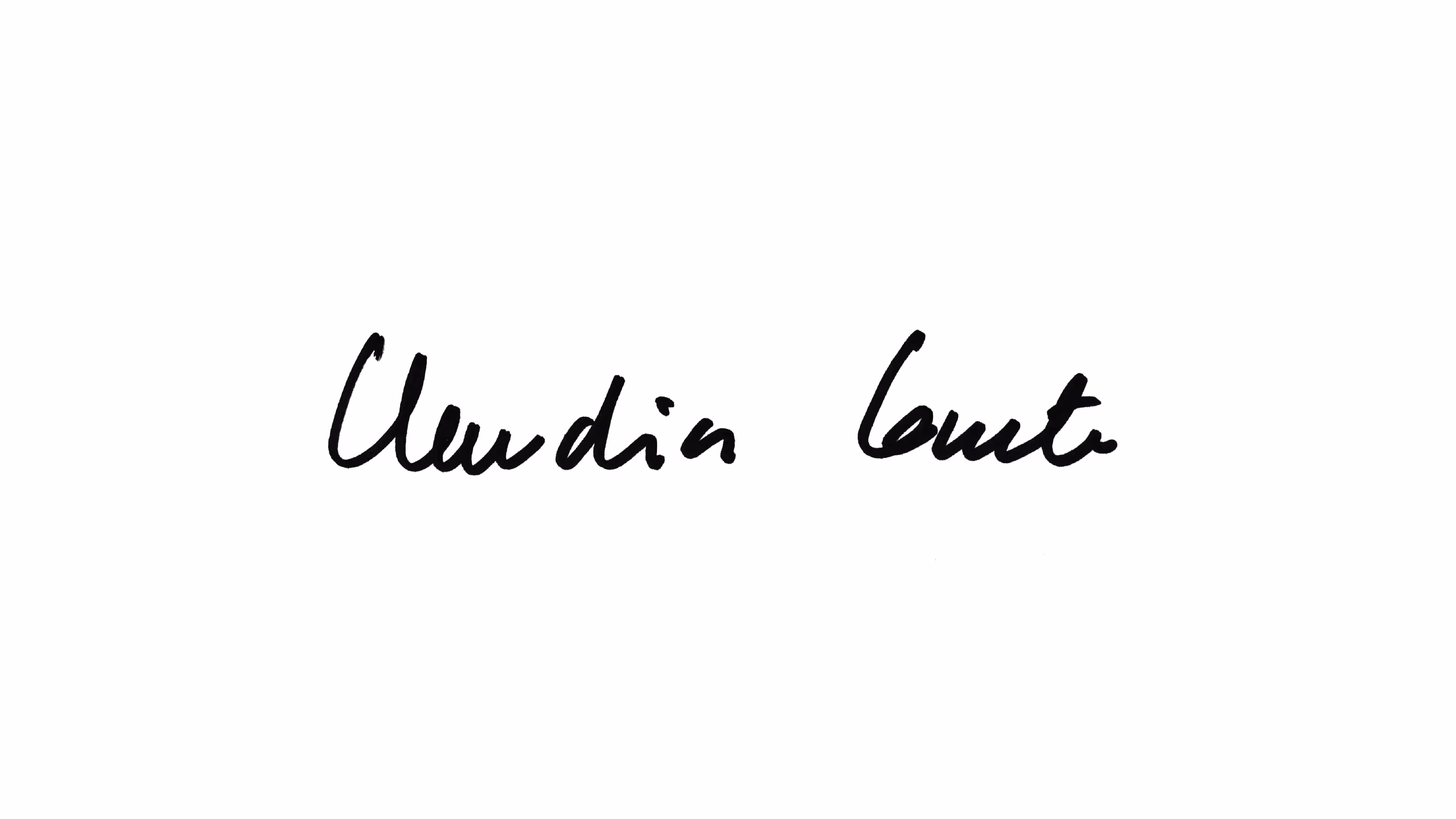 Claudia Comte (Unsigned)