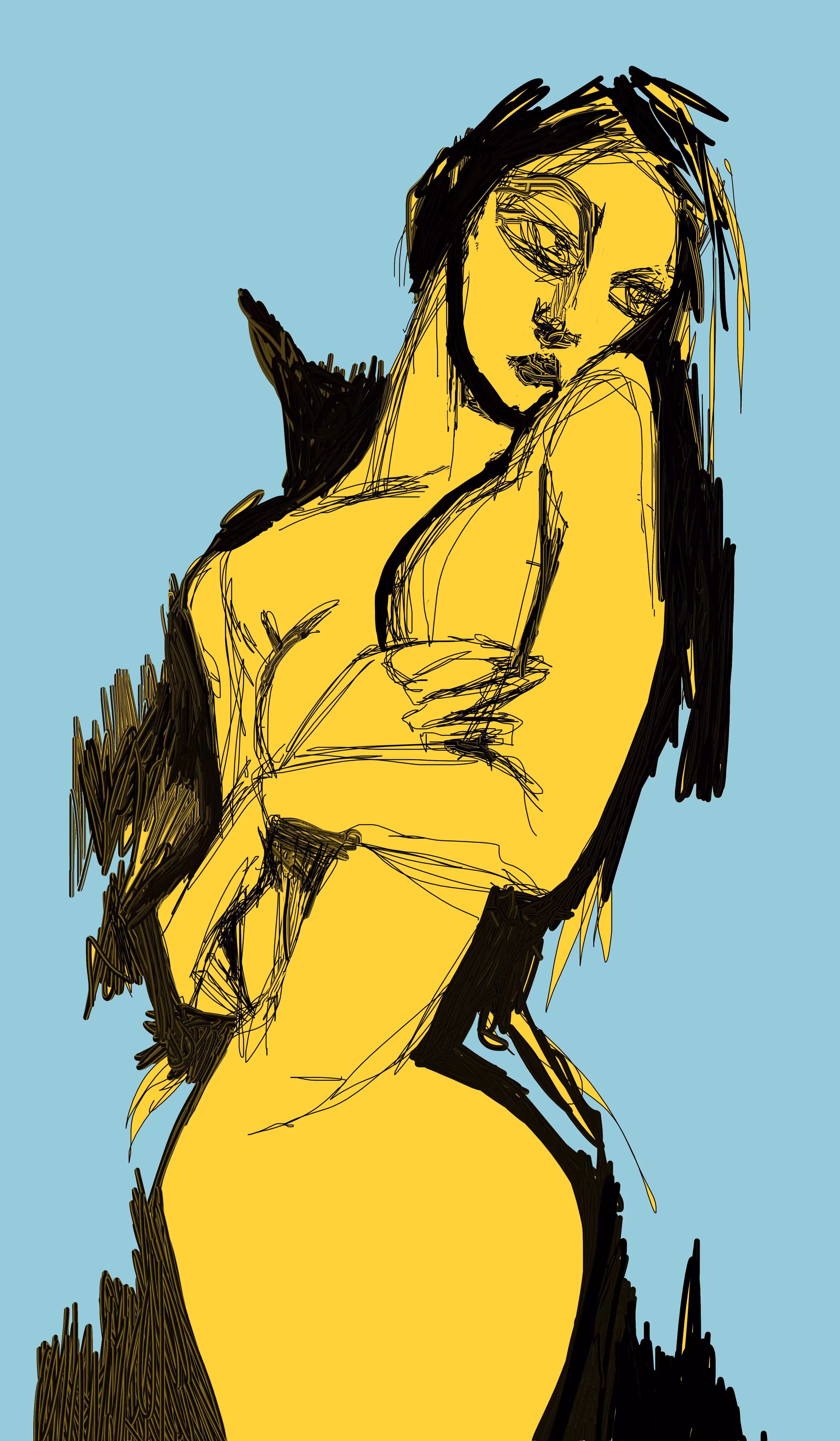 Homage to Tamara de Lempicka 