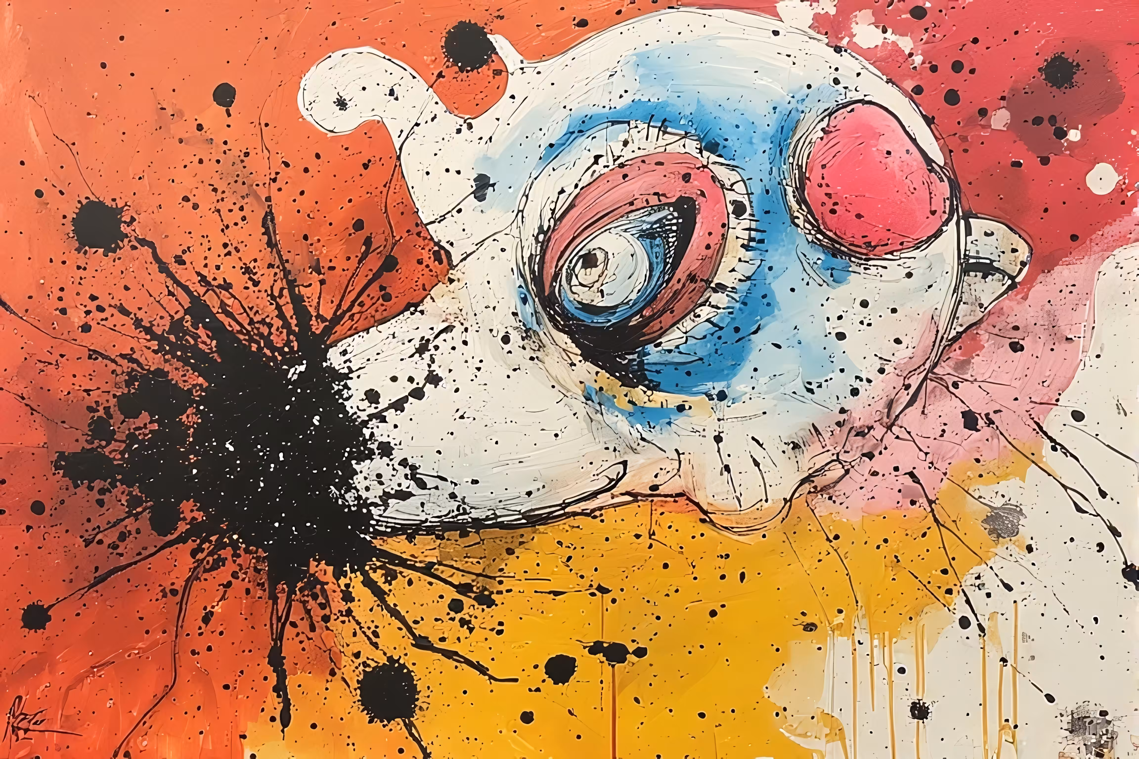 365 Brushstrokes of the Future: Chromatic Delirium: The Explosion of the Gaze