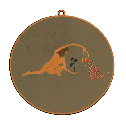 Figure of a daughter of fire