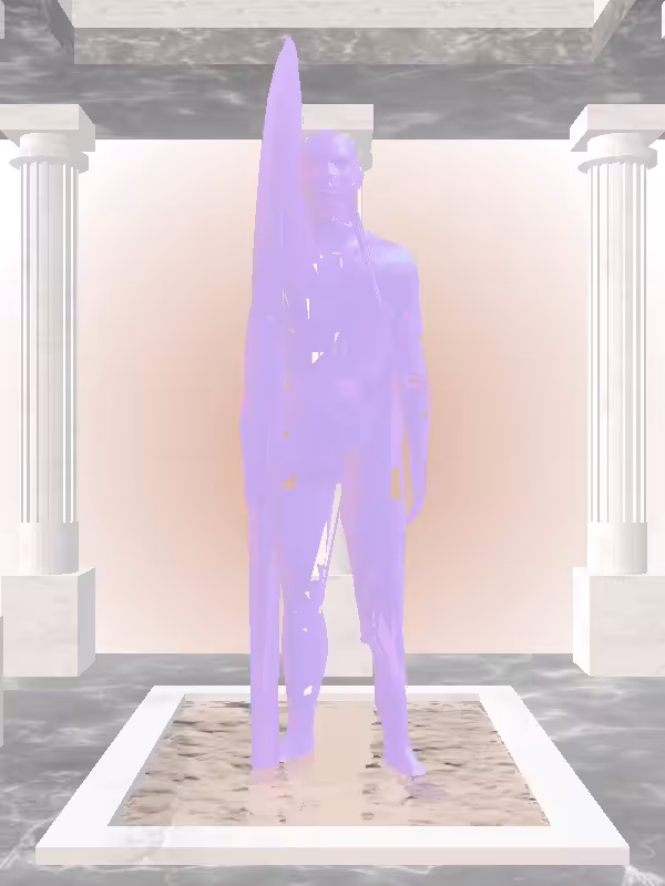 HeavenComputer: The Phone Calling Bright Purple Man #718