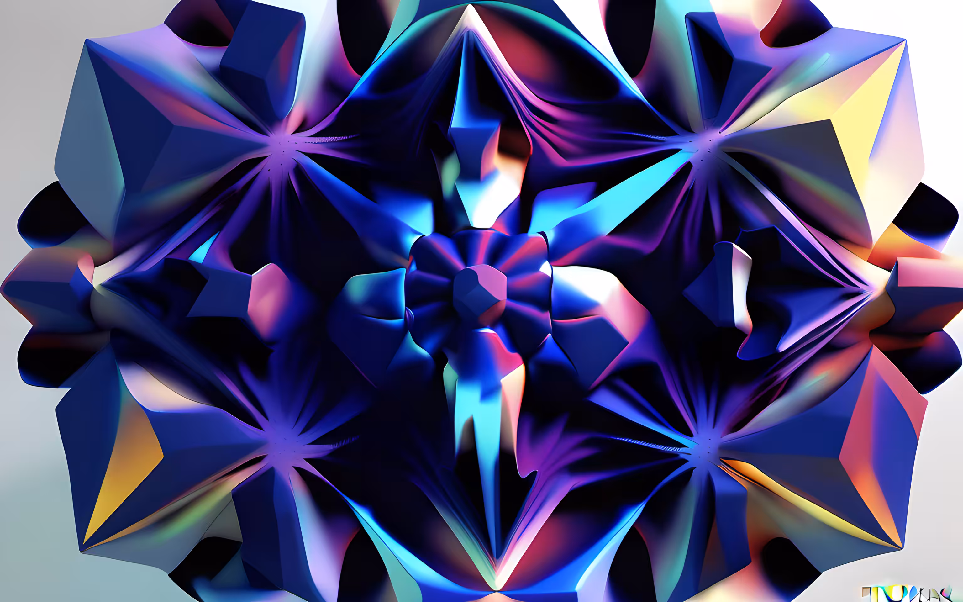 AI imagines famous generative artworks #49