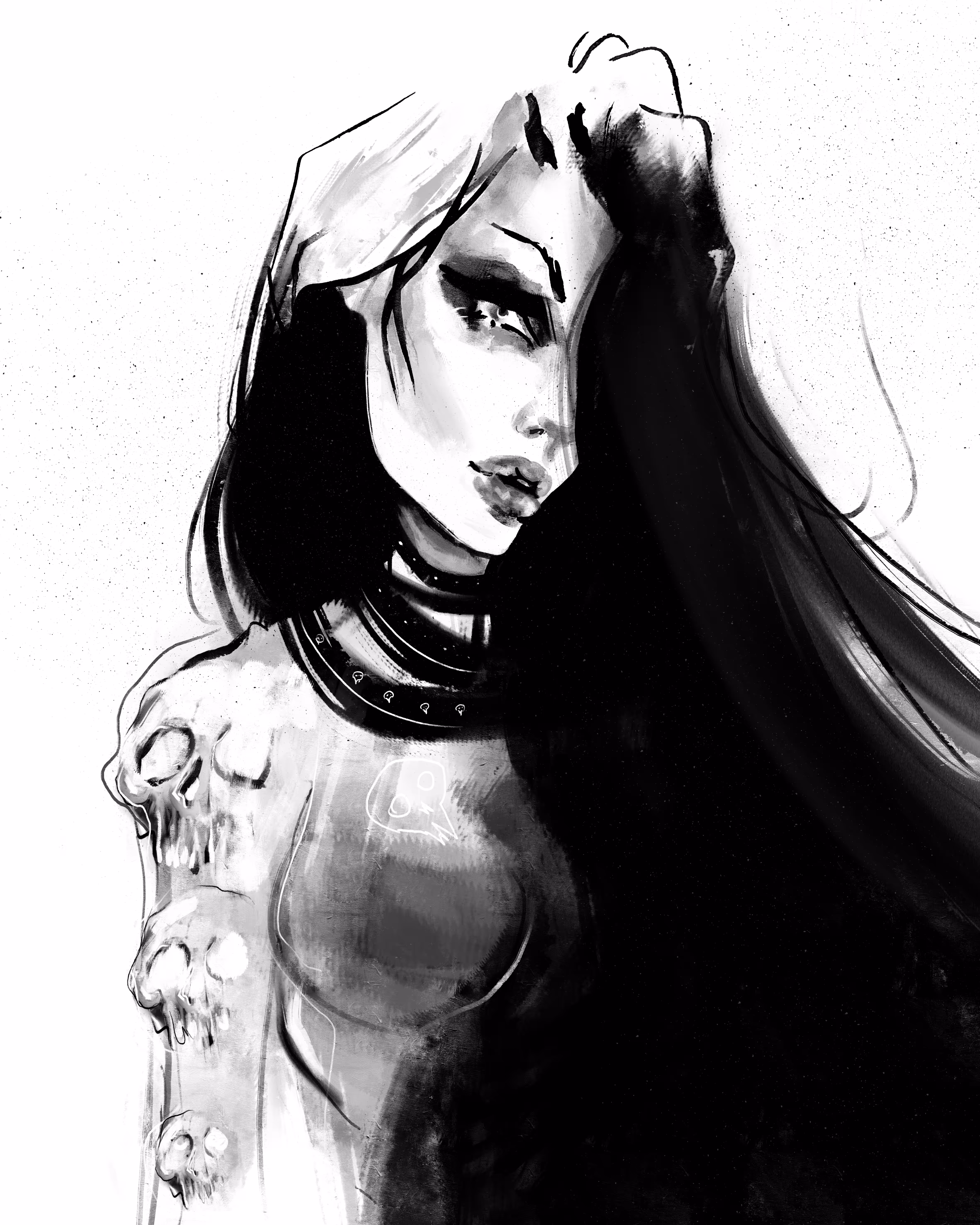 She, you, skulls
