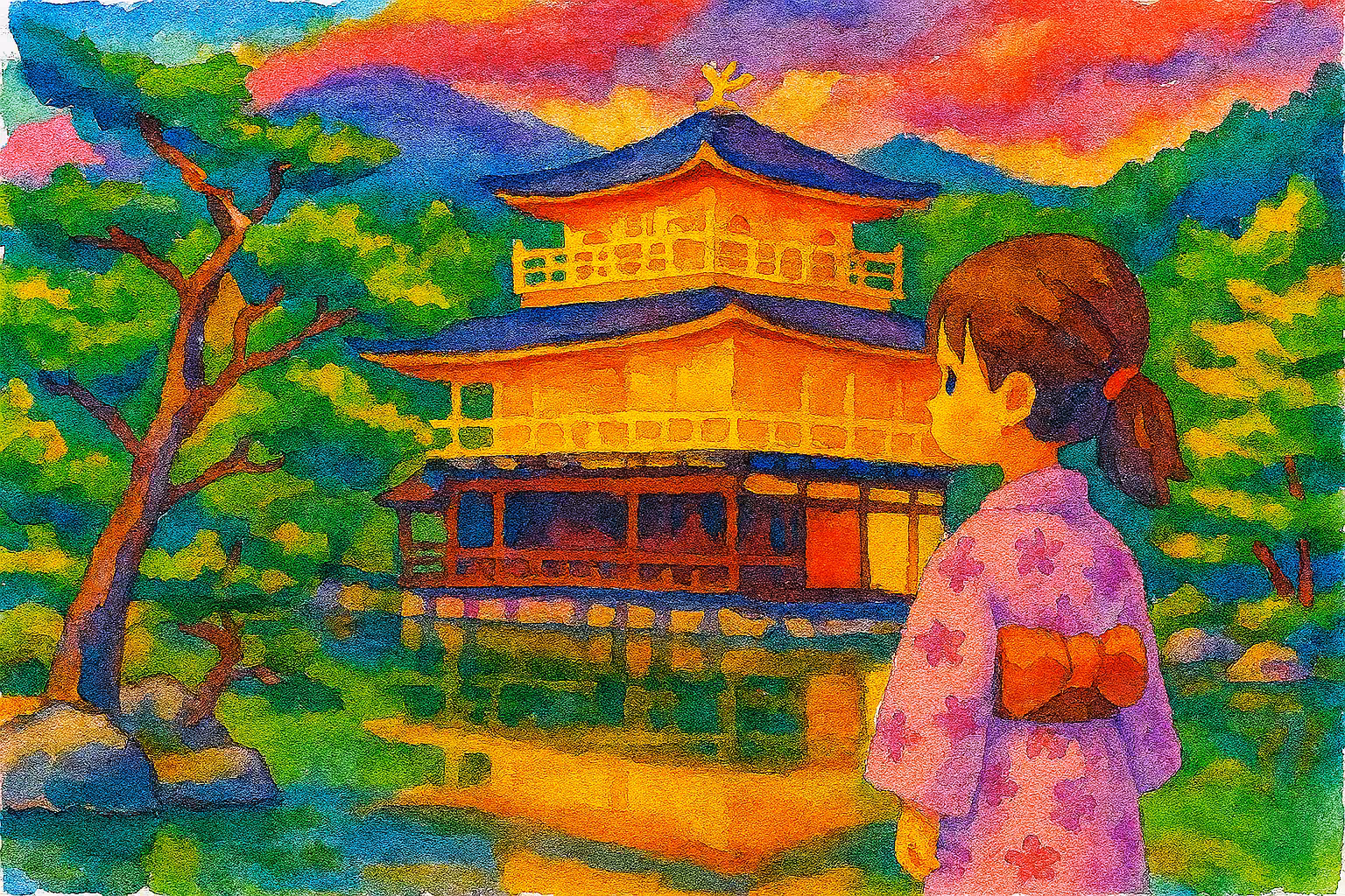 Golden Pavilion Dreamscape