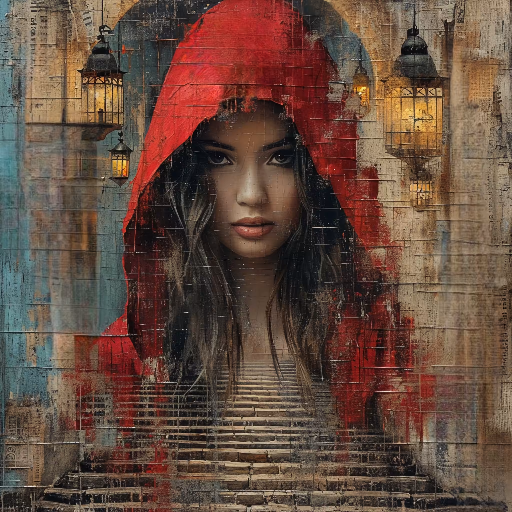 Burning red