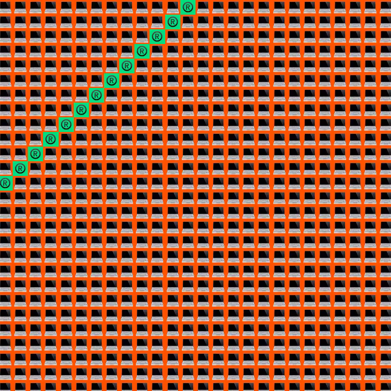Elementary Cellular Emoji Automata #454