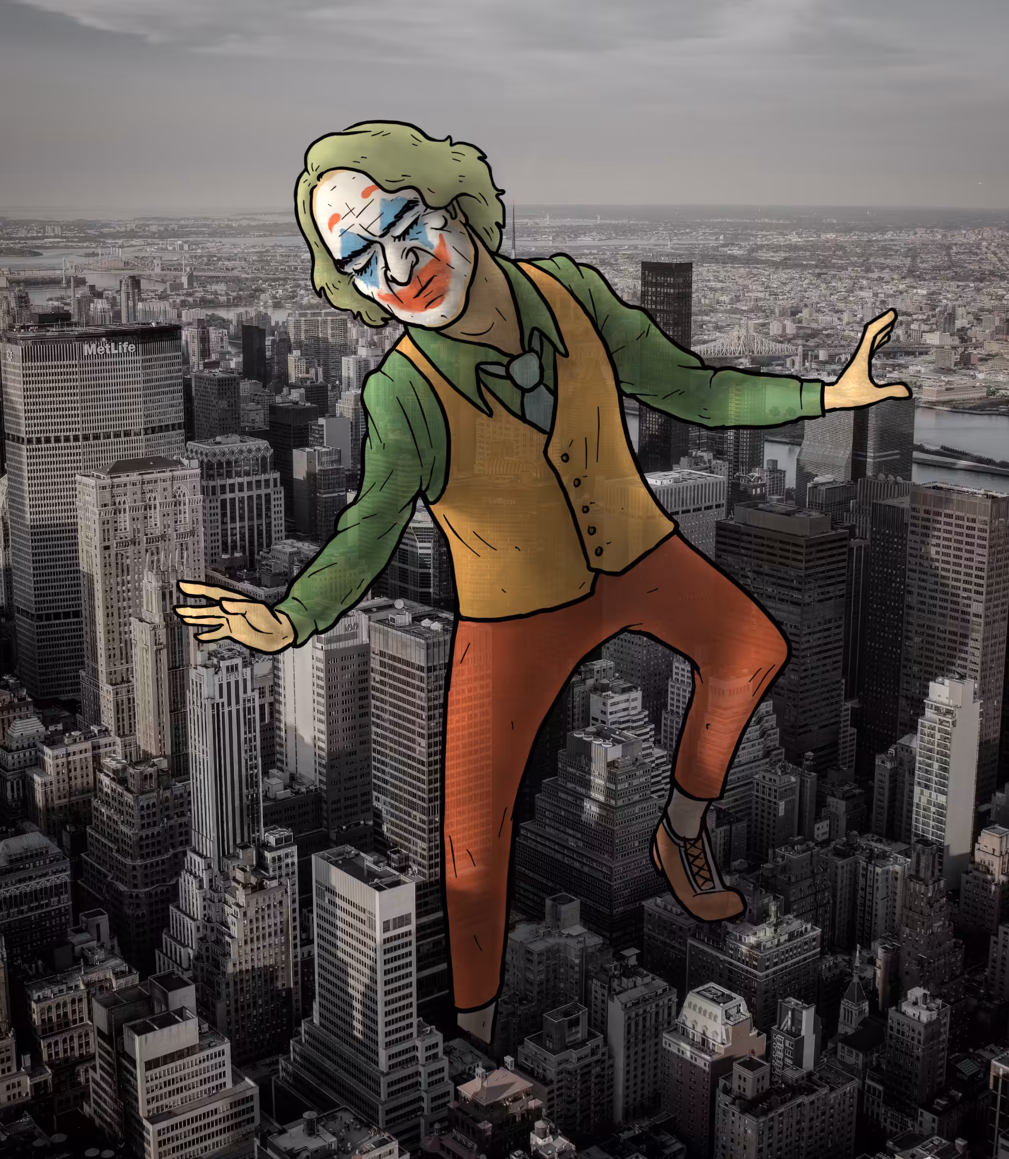 Joker over Gotham