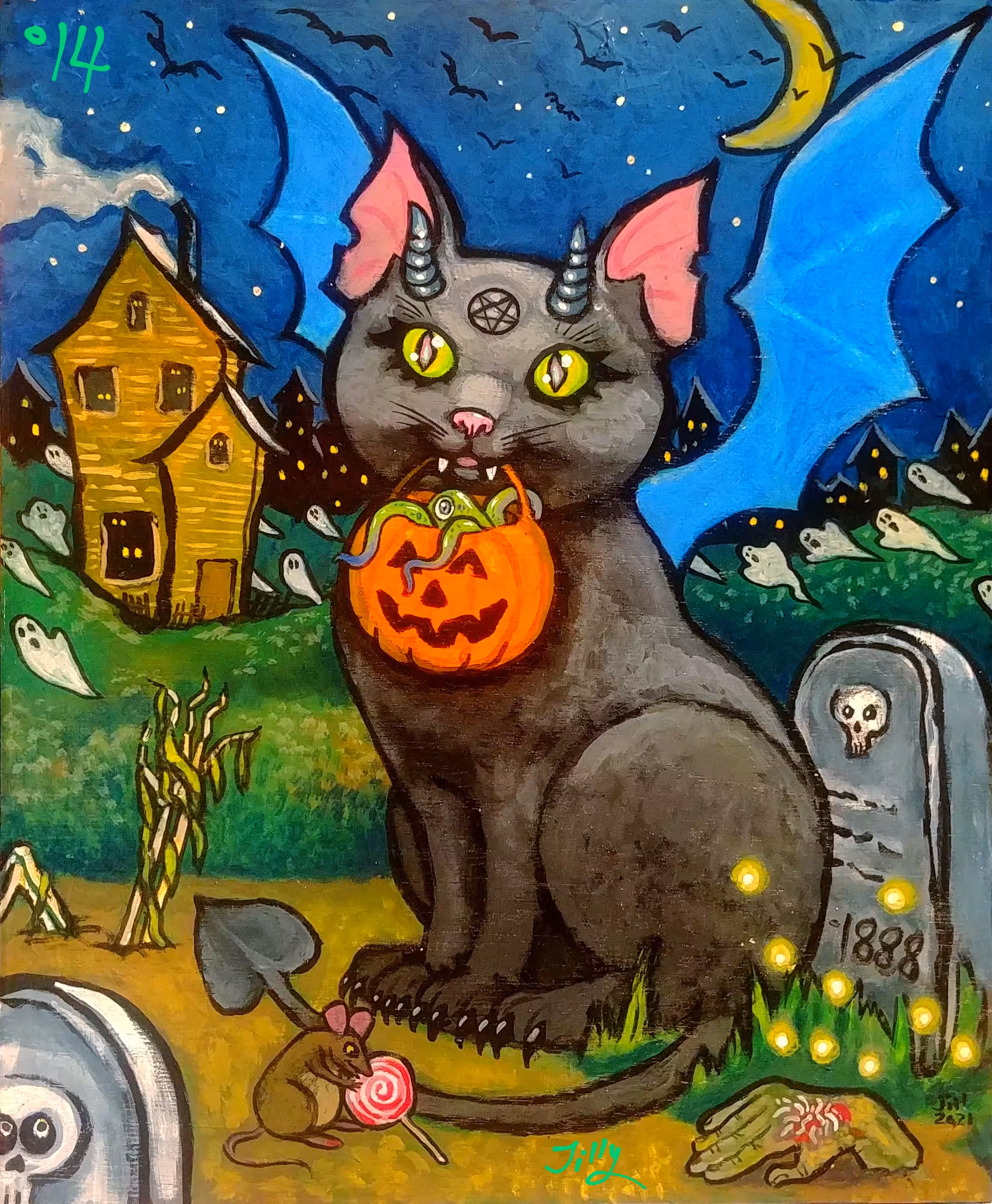 winged meow #14