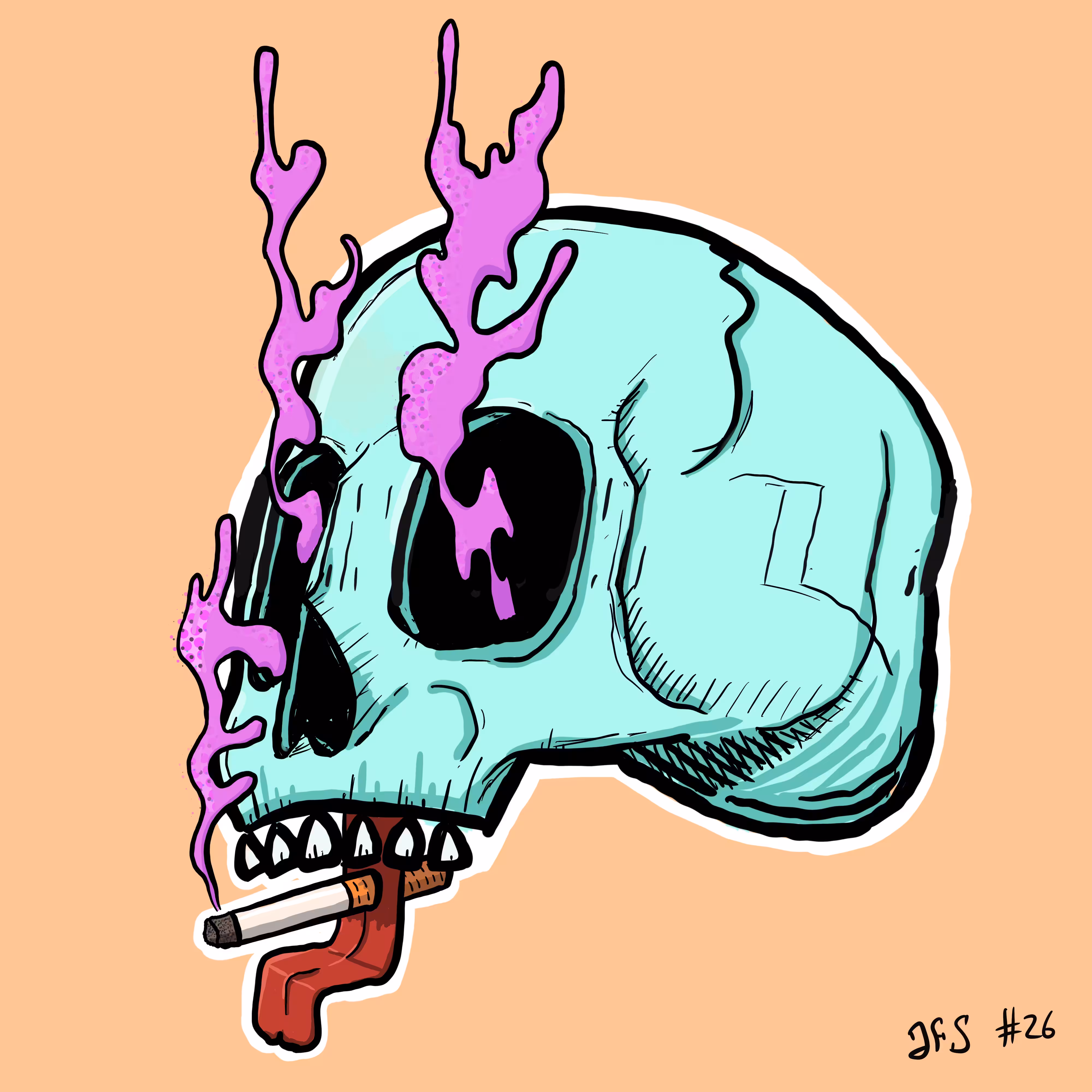 Almost Fancy Skull #26