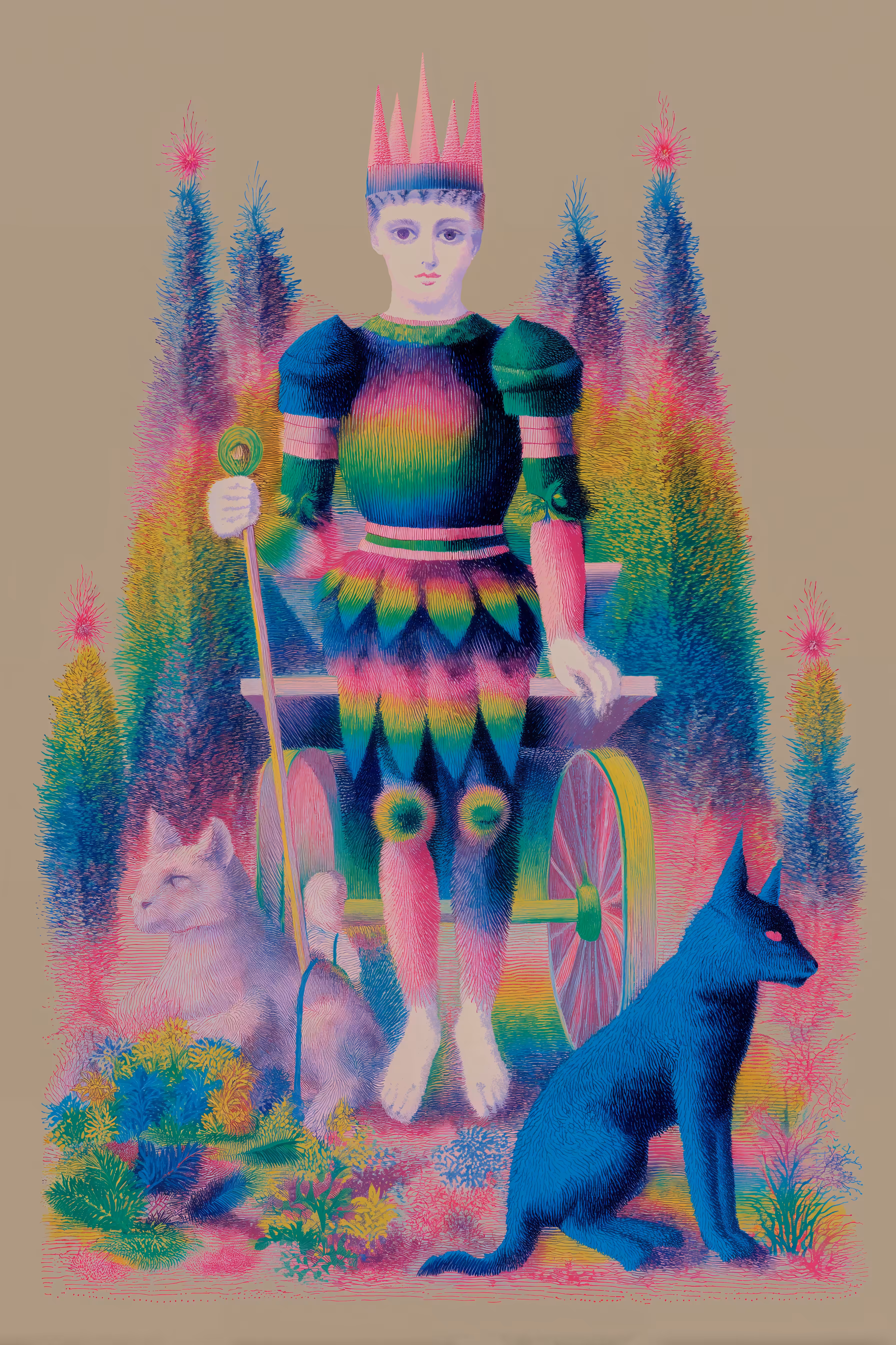 The כֶּשֶׁף Magic Tarot: VII — The Chariot (Le Chariot)