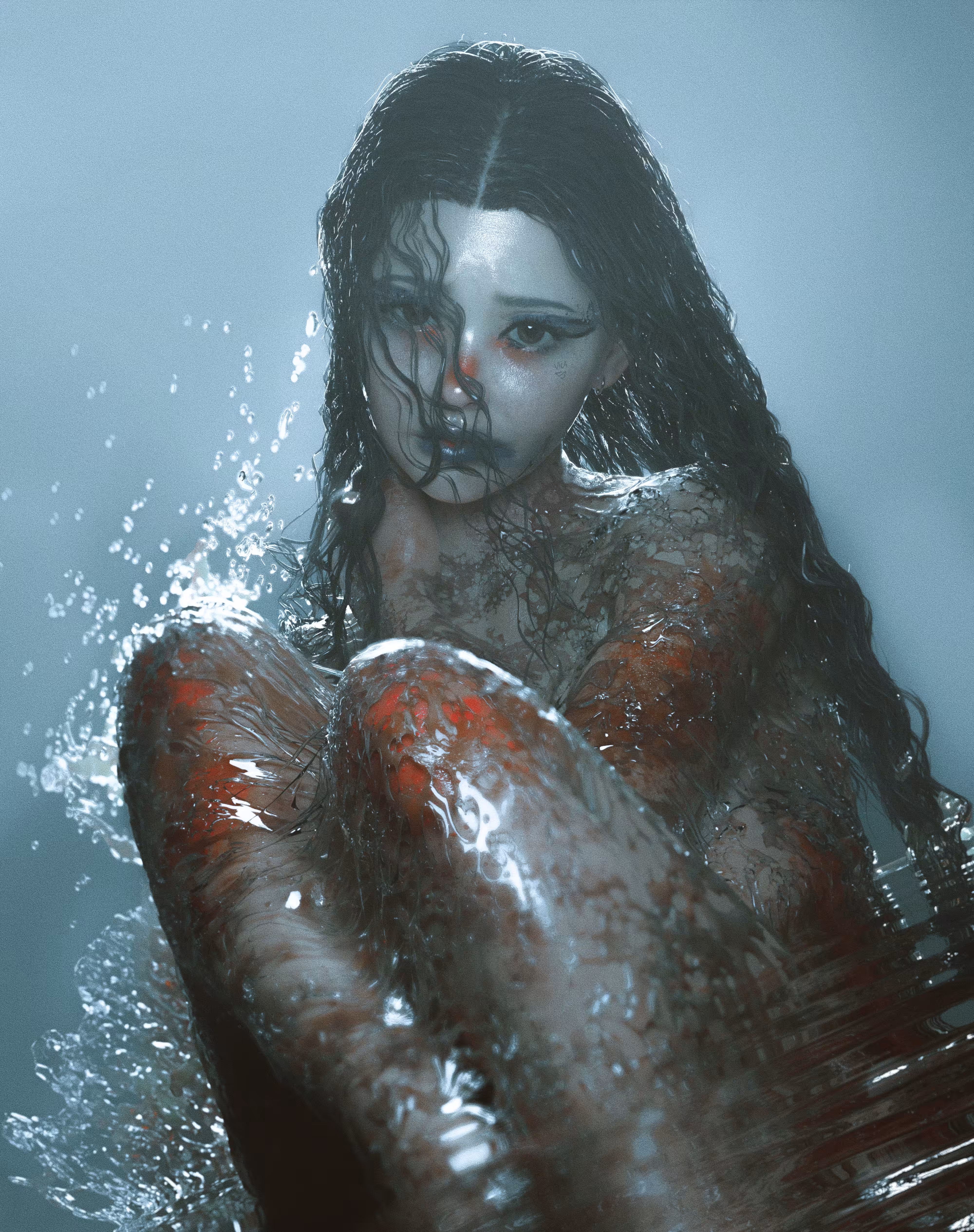 a girl swallowed whole, by the world