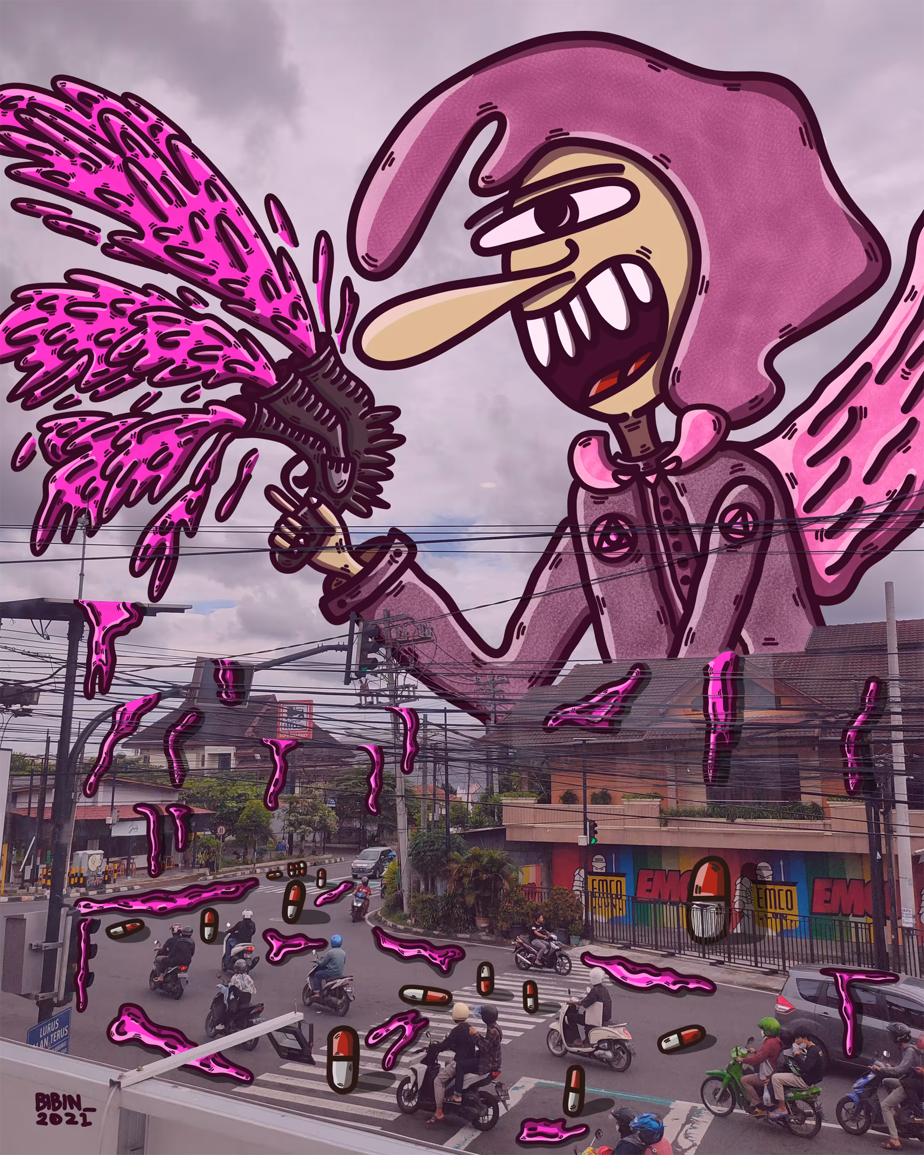 Blow Up Chaos