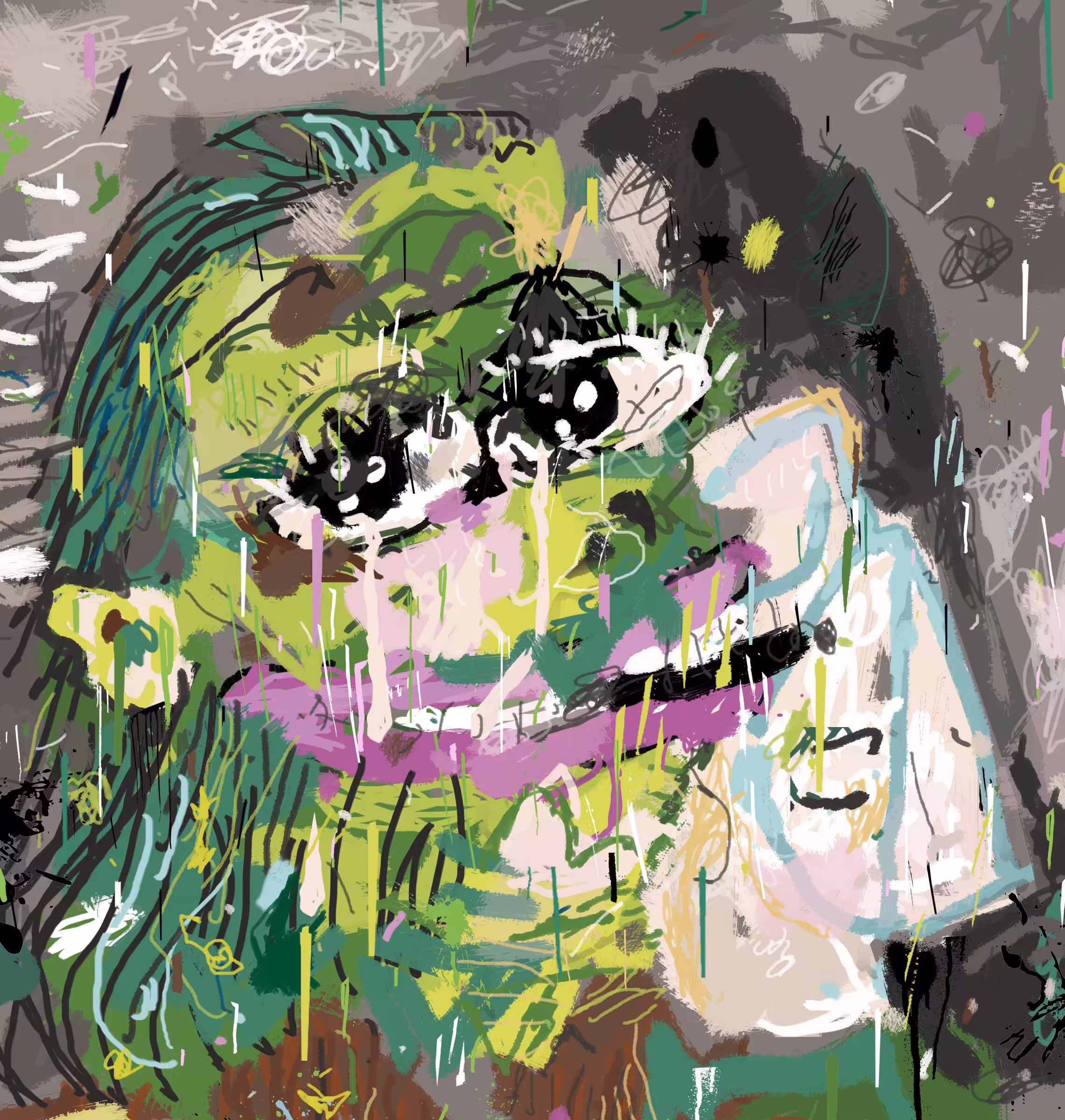 Weeping Pepe (After Picasso), 2023