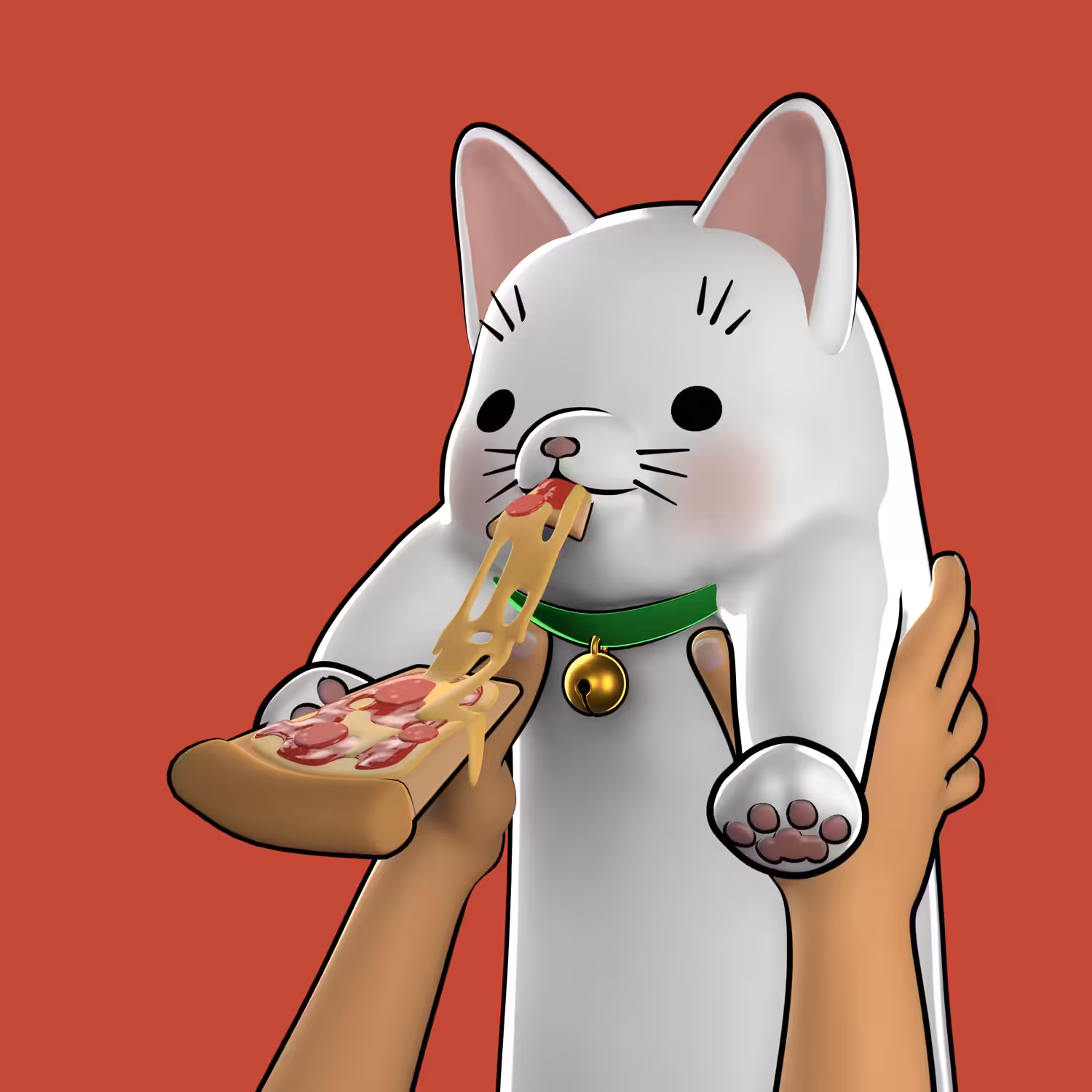 Holding a Cat: #017 Pizza