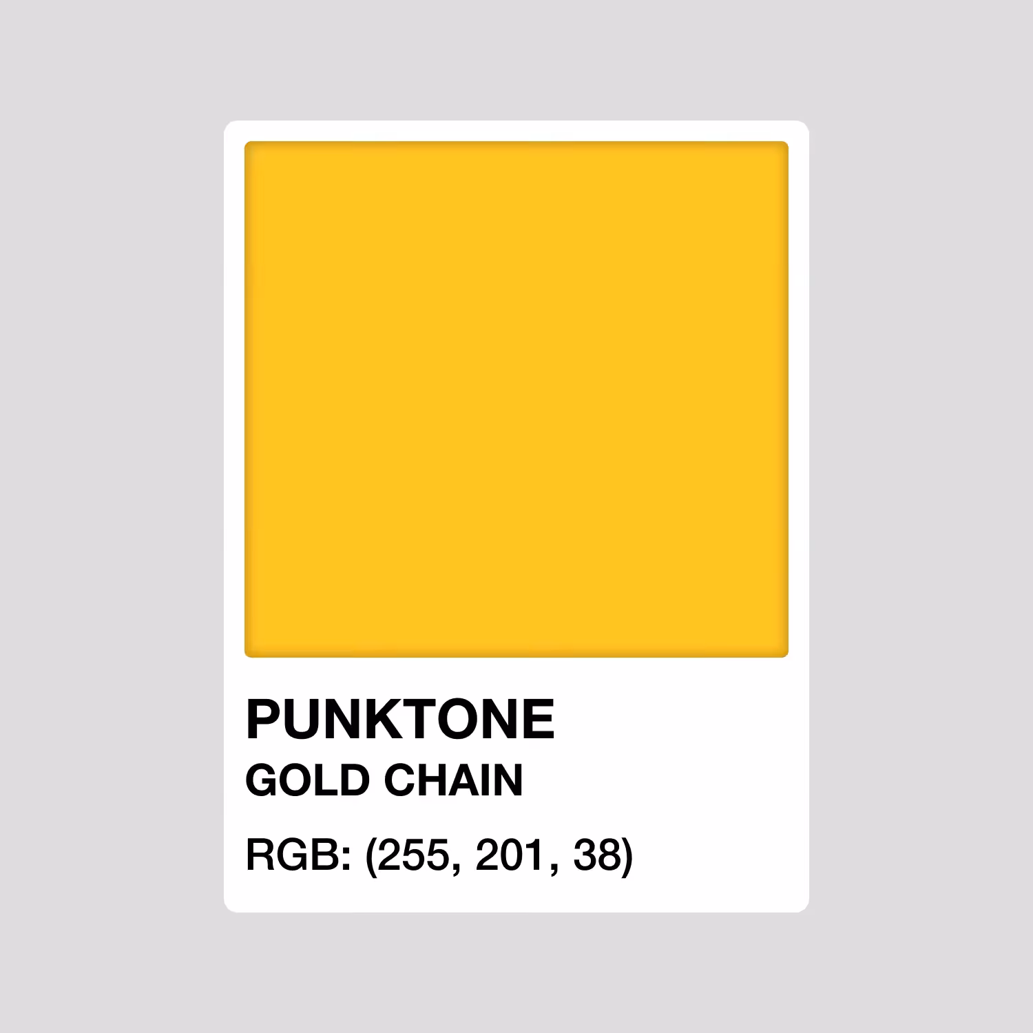 PUNKTONE GOLD CHAIN