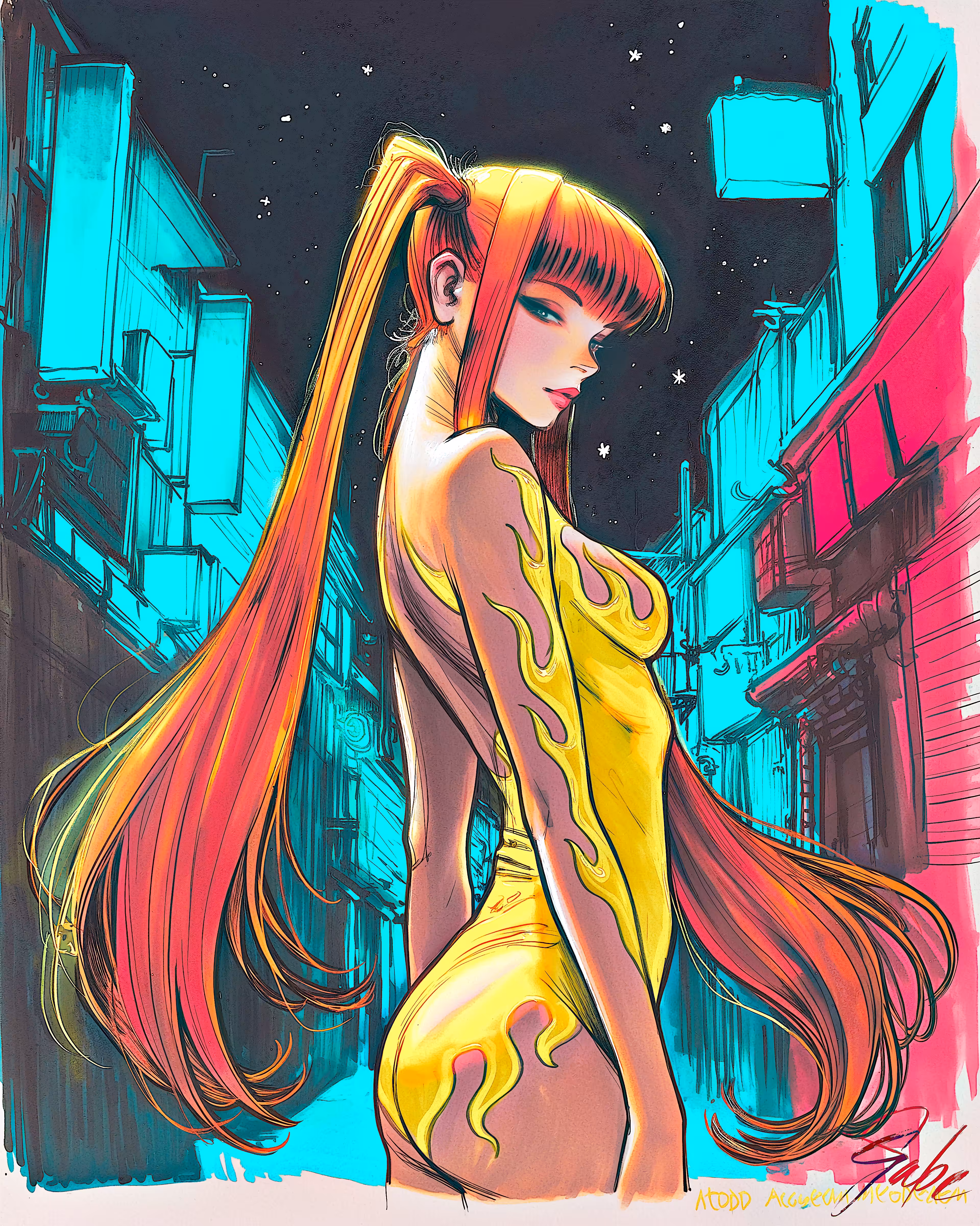 404 Everydaze: Day #098:  “98° Fahrenheit Blaze”