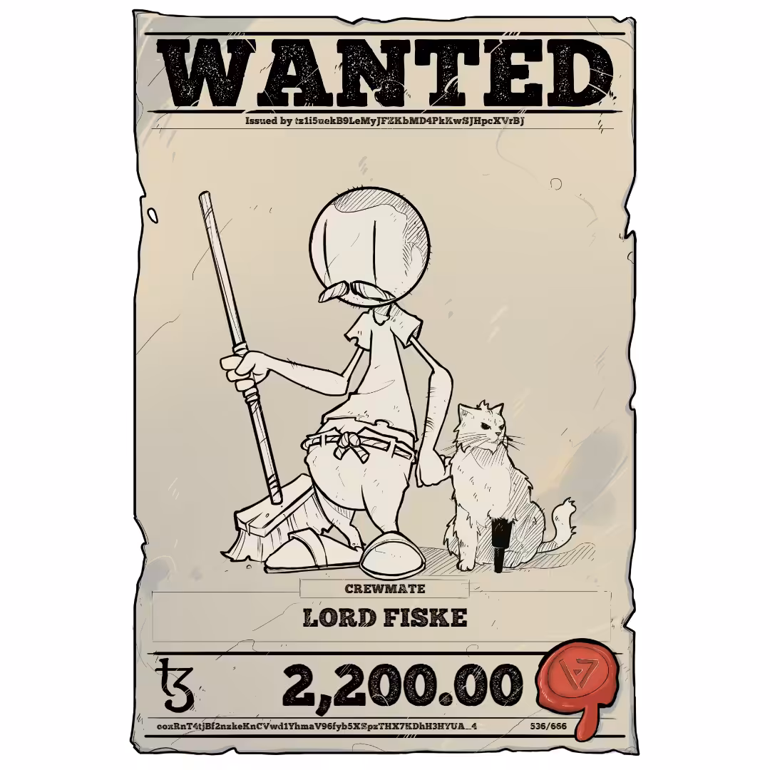 LORD FISKE | TEZOS PIRATE 536/666