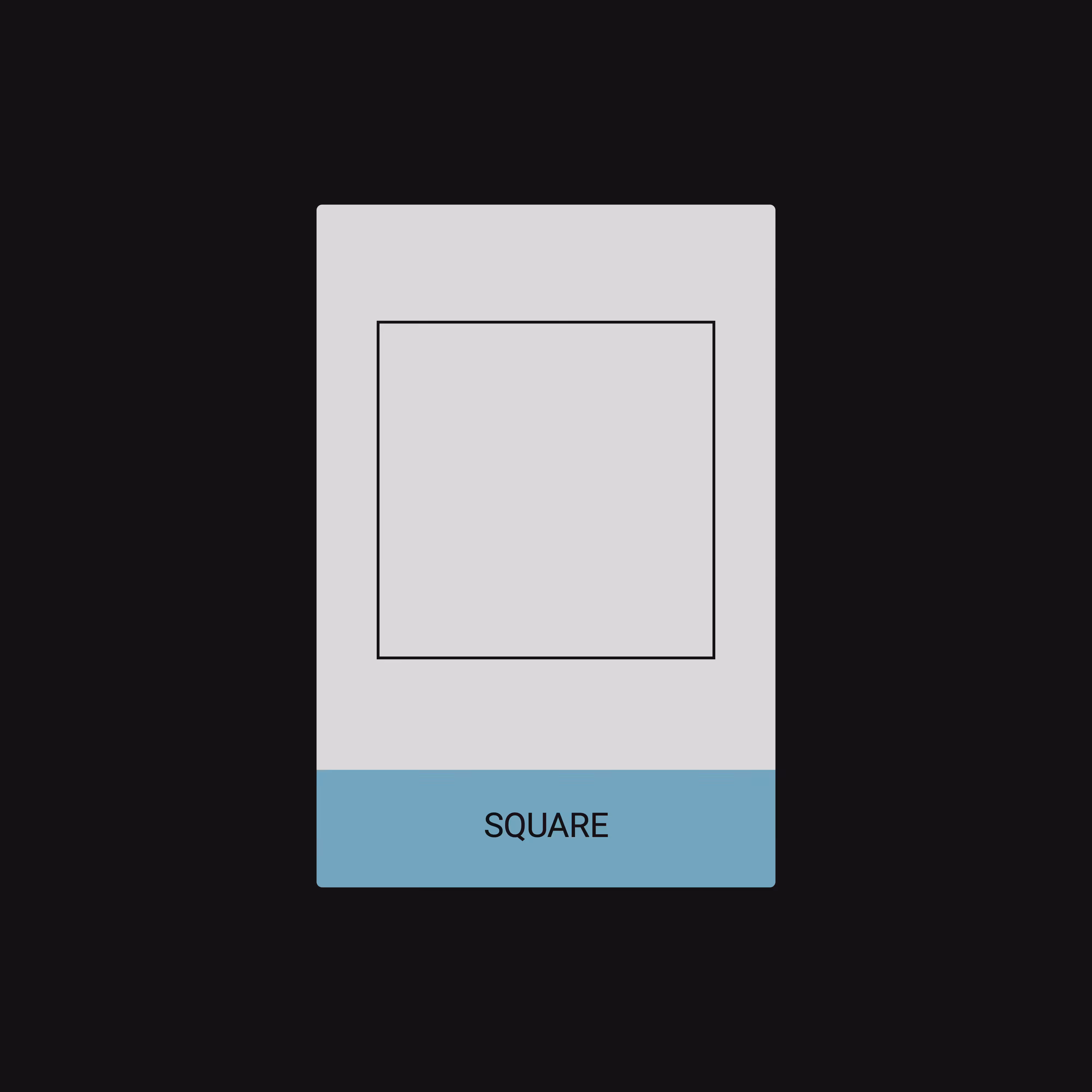 SQUARE (SHAPE) [ART CARDZ]