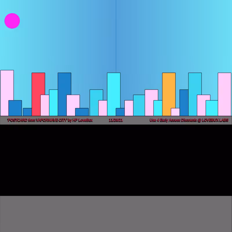 Vaporwave CITY: "Seek the Black Sun" #19