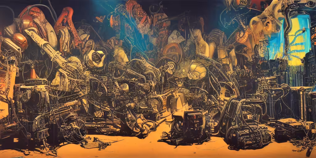 Gryphon Art Collective: The Machine Graveyard Pt.2