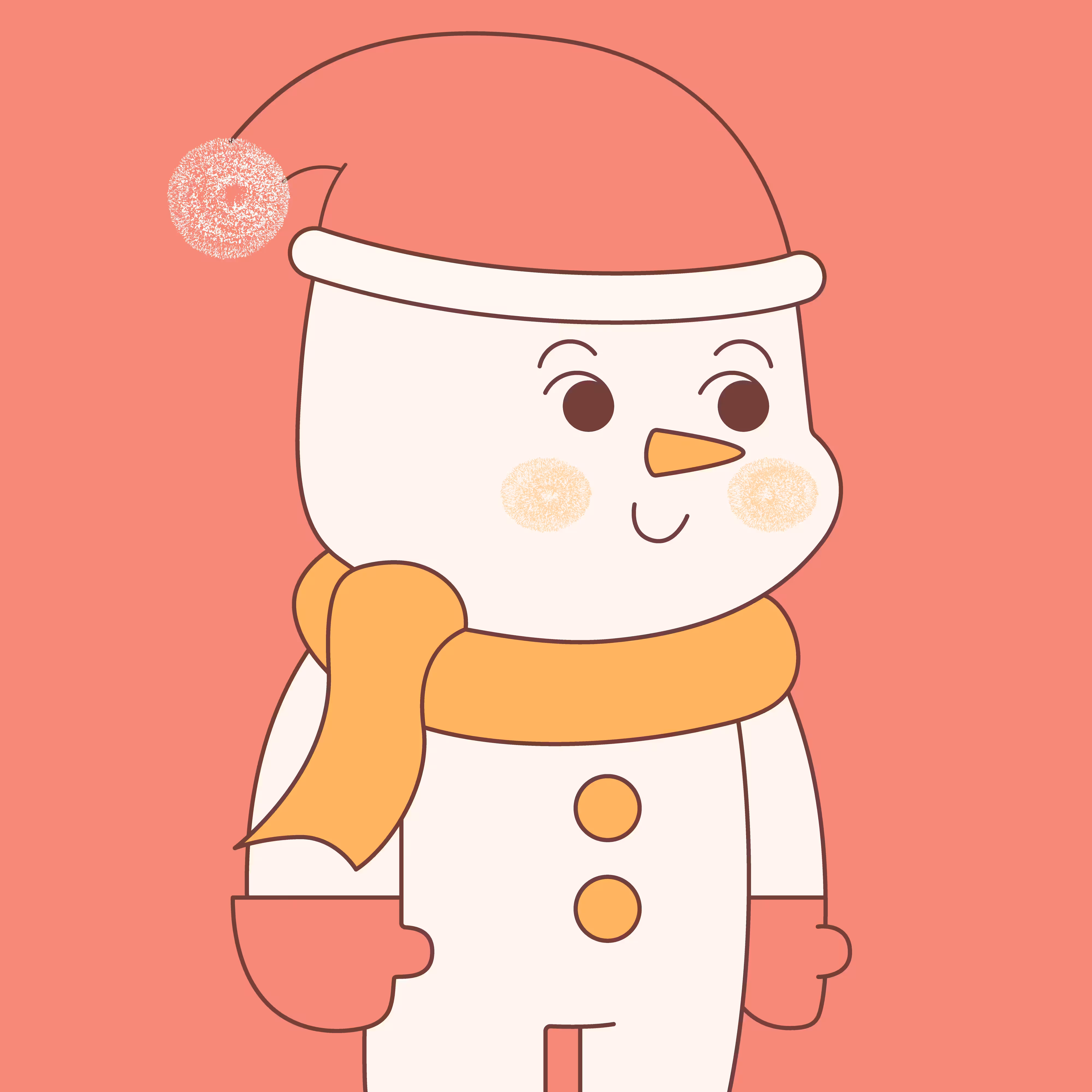 #04 - Duotoone: Snowman