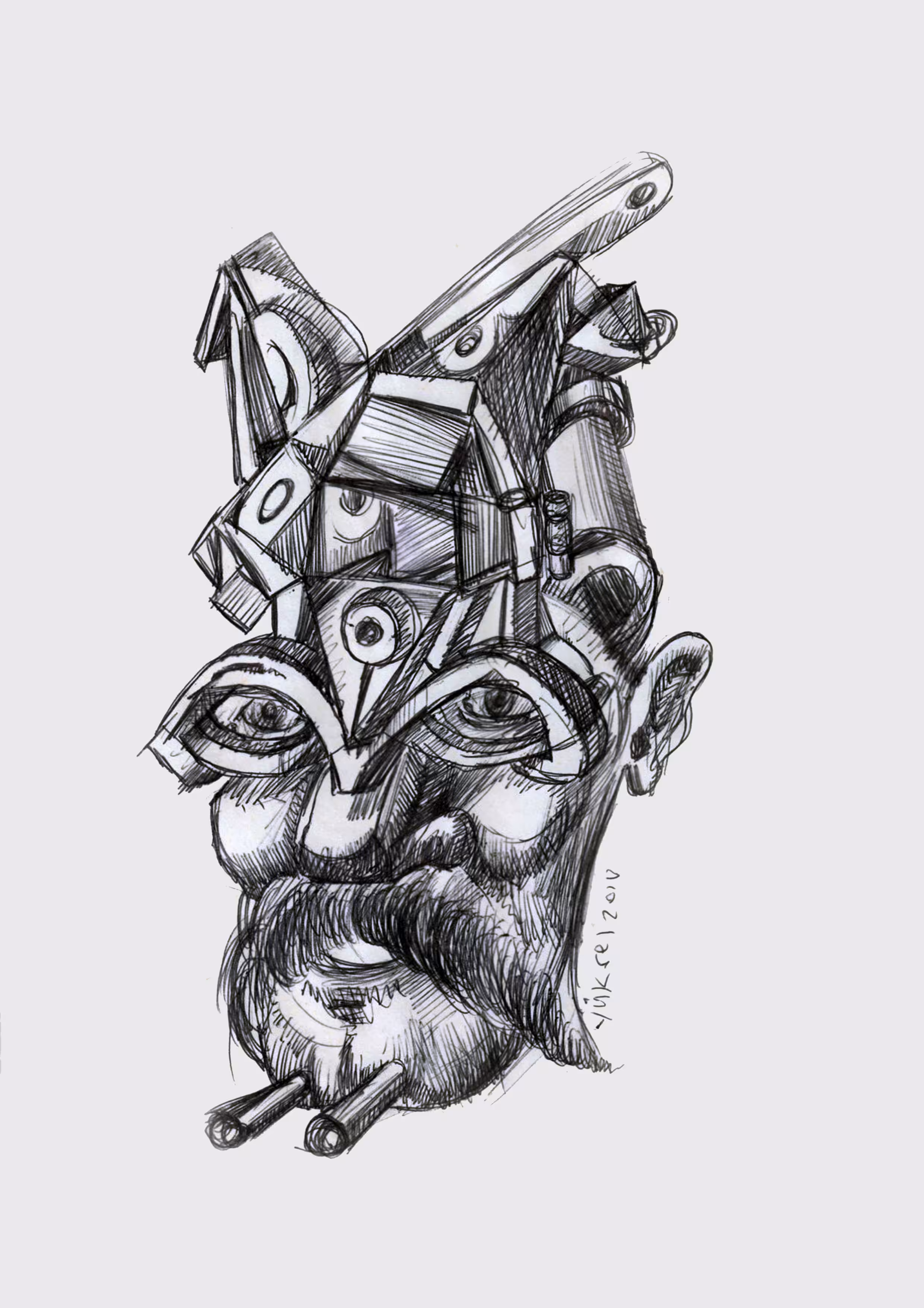 portrait of a viking