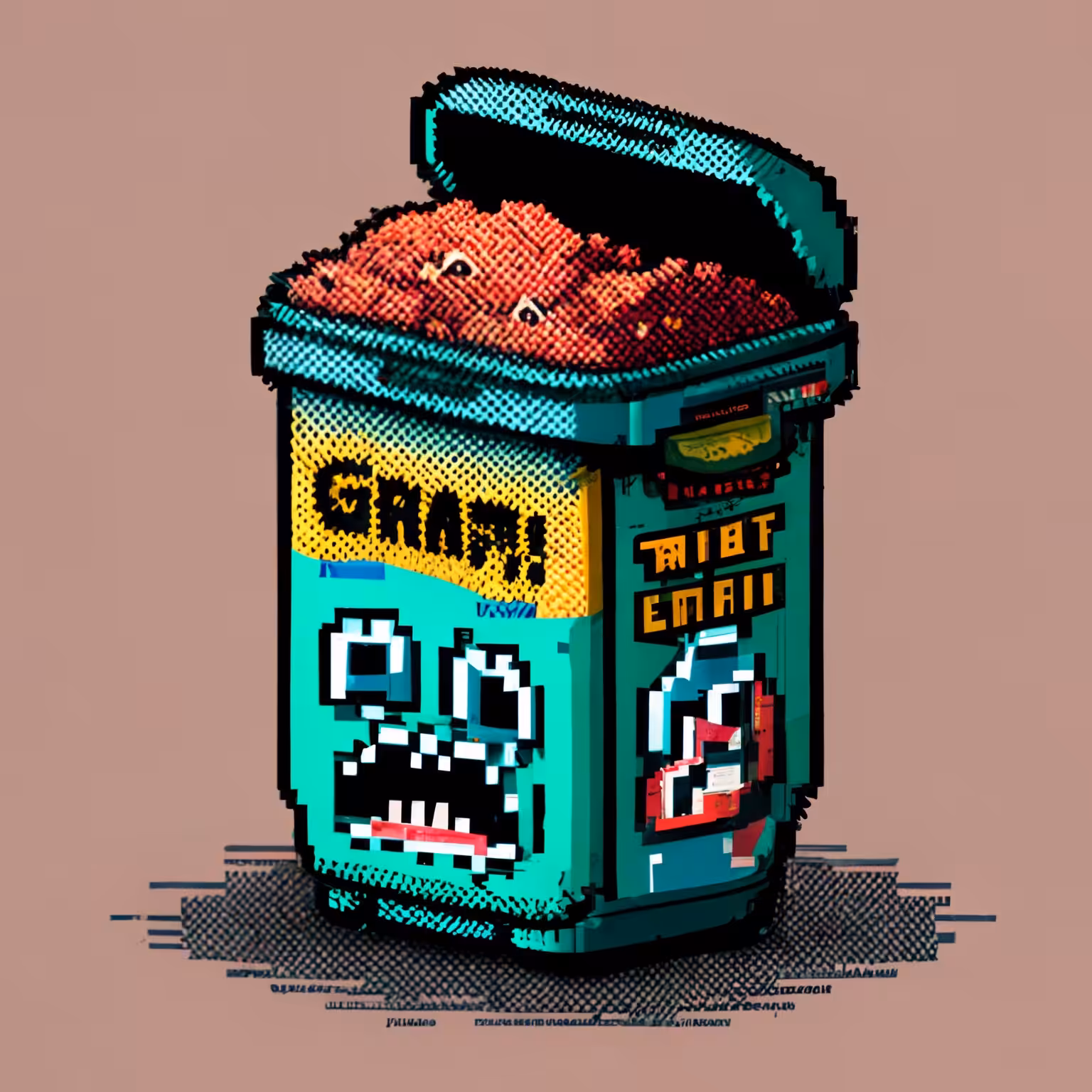 TRASH CANS # 1