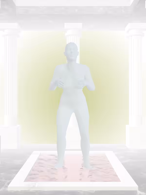 HeavenComputer: The Old Matte Pale Green Woman #4572