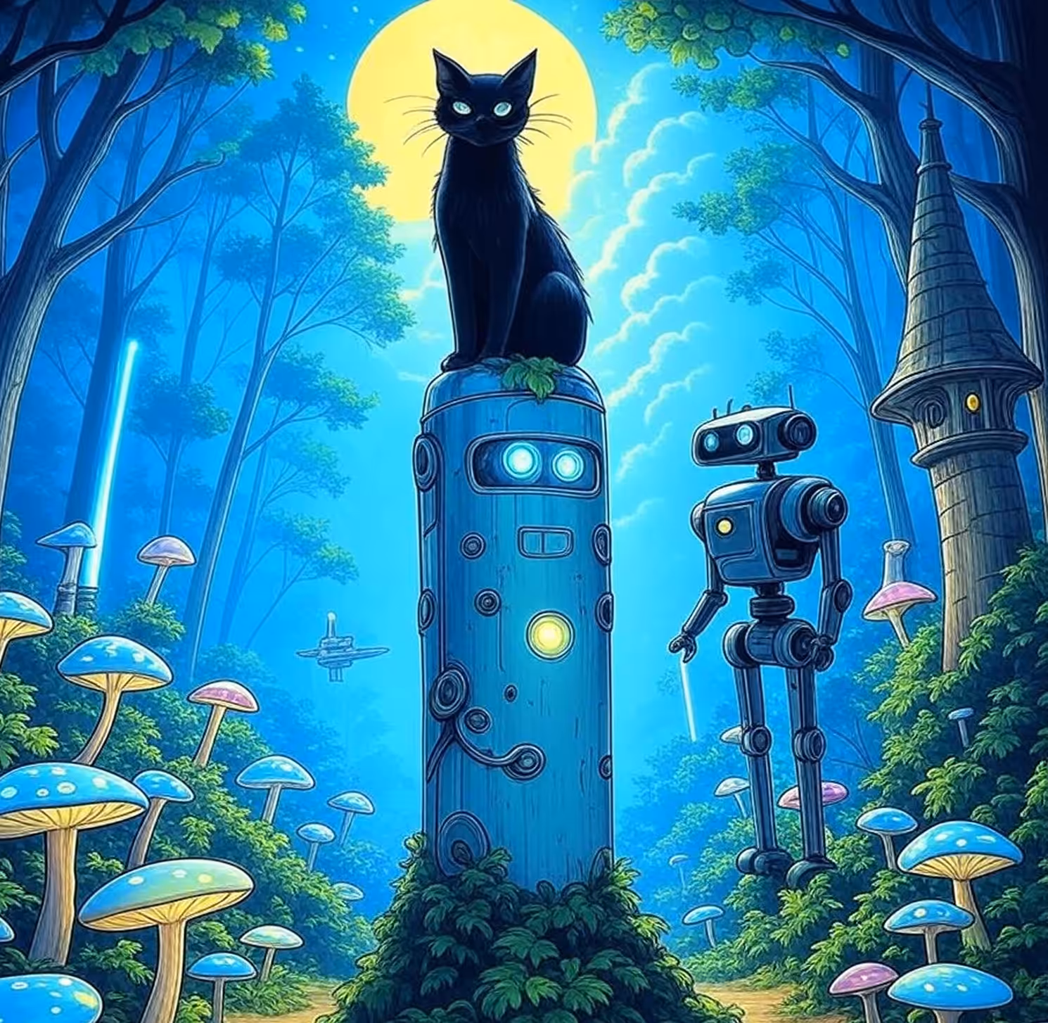 Mysterious forest