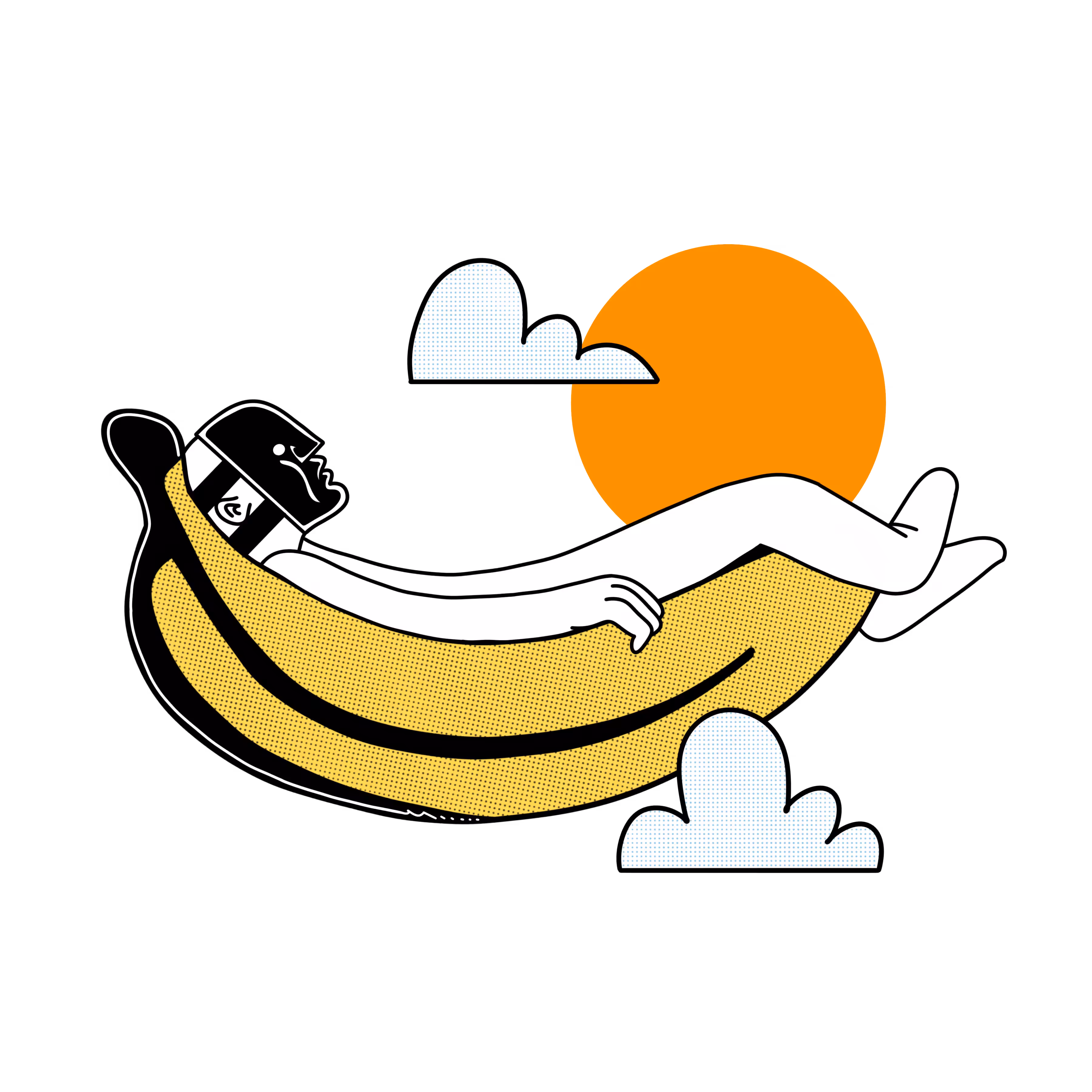 banana float