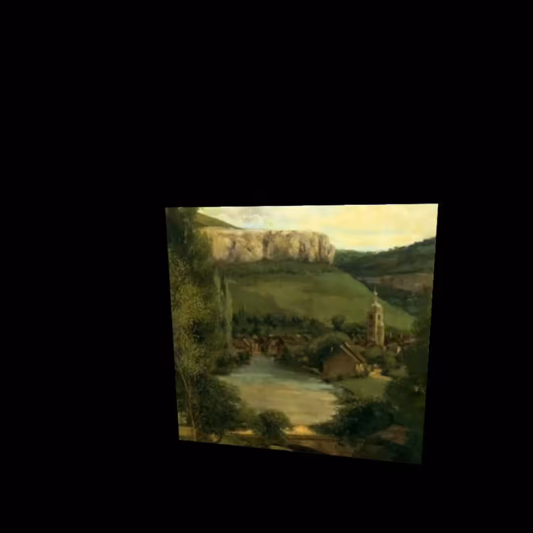 Cube: View of Ornans Cube