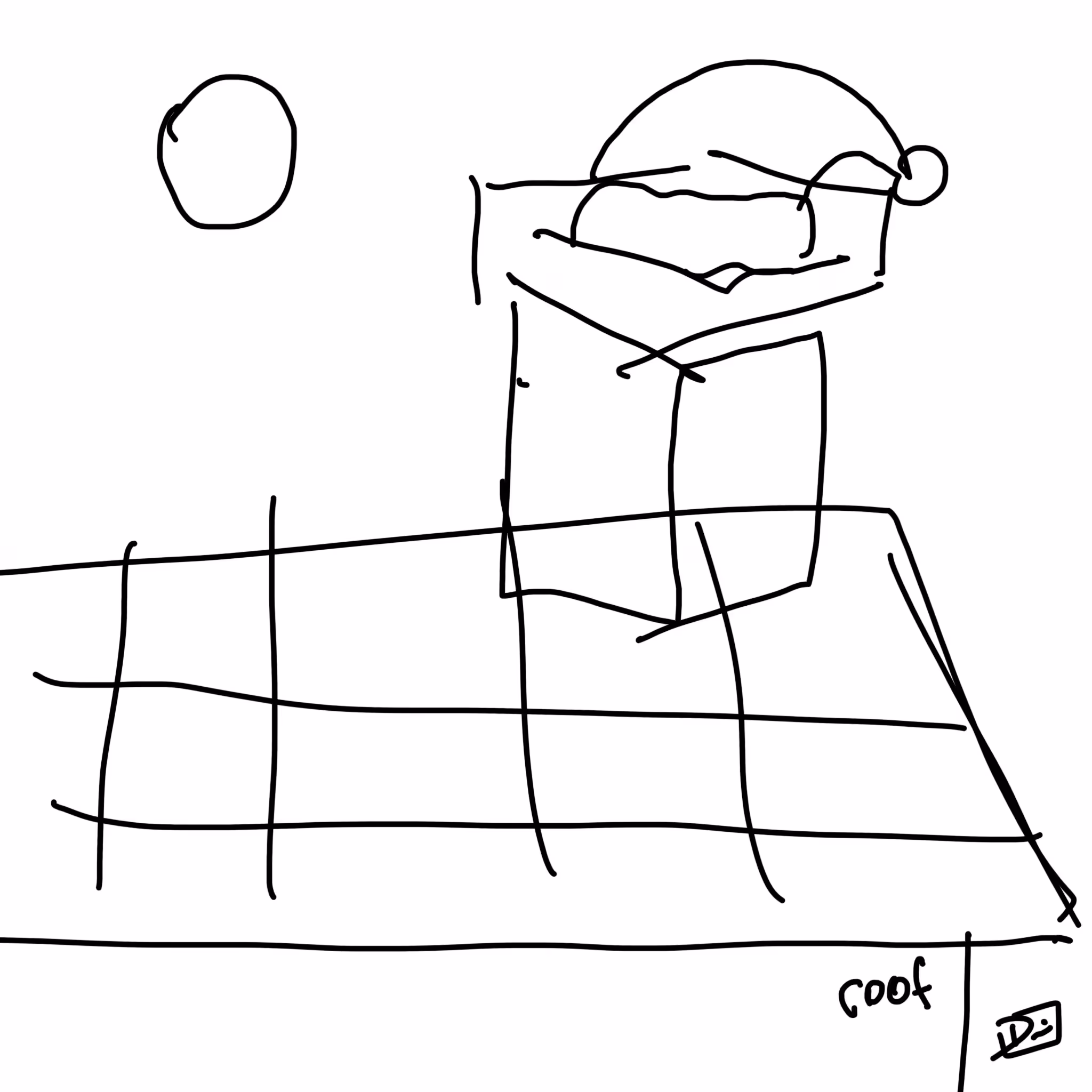 Day 13: Roof #Inktober