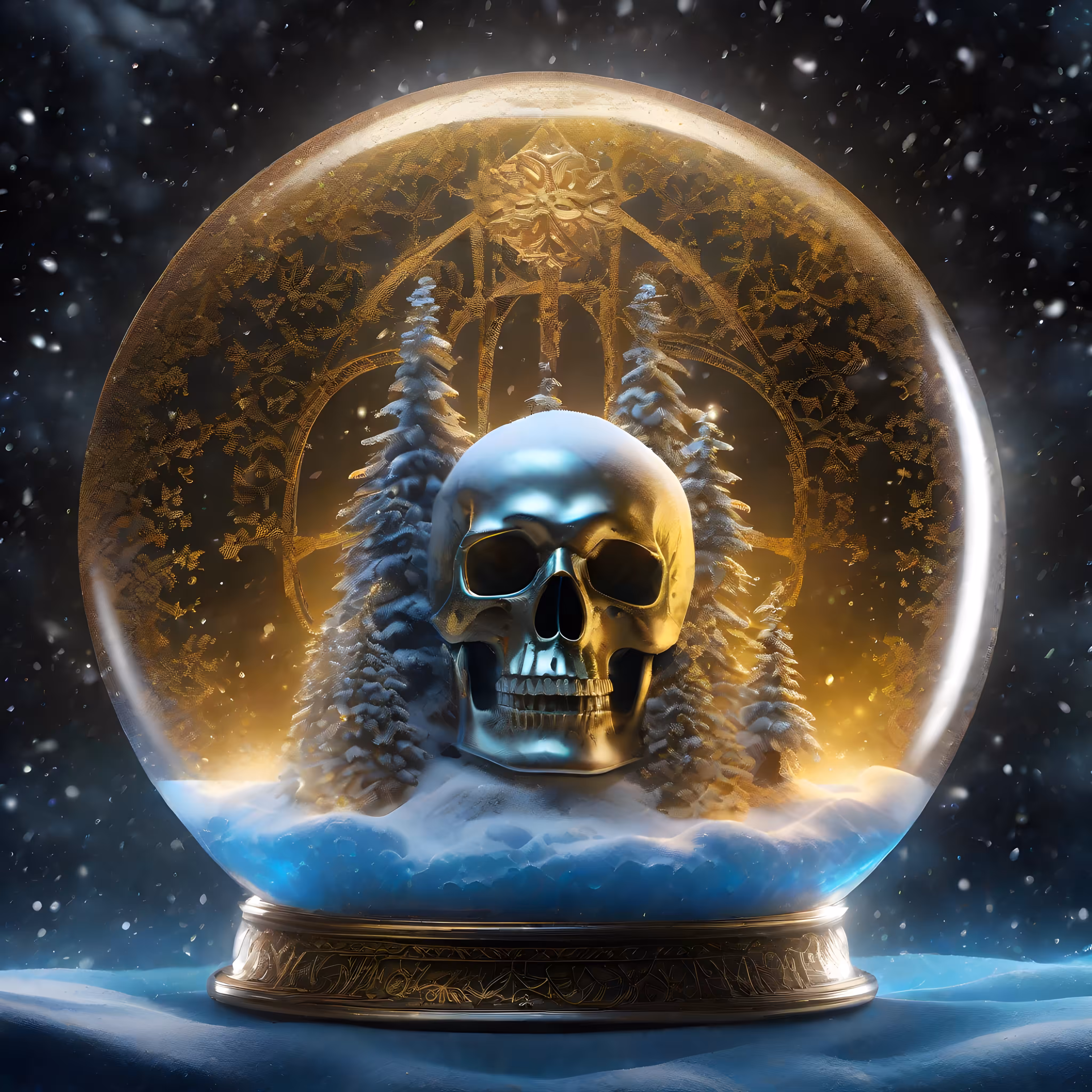 Happy New Year Skull #2