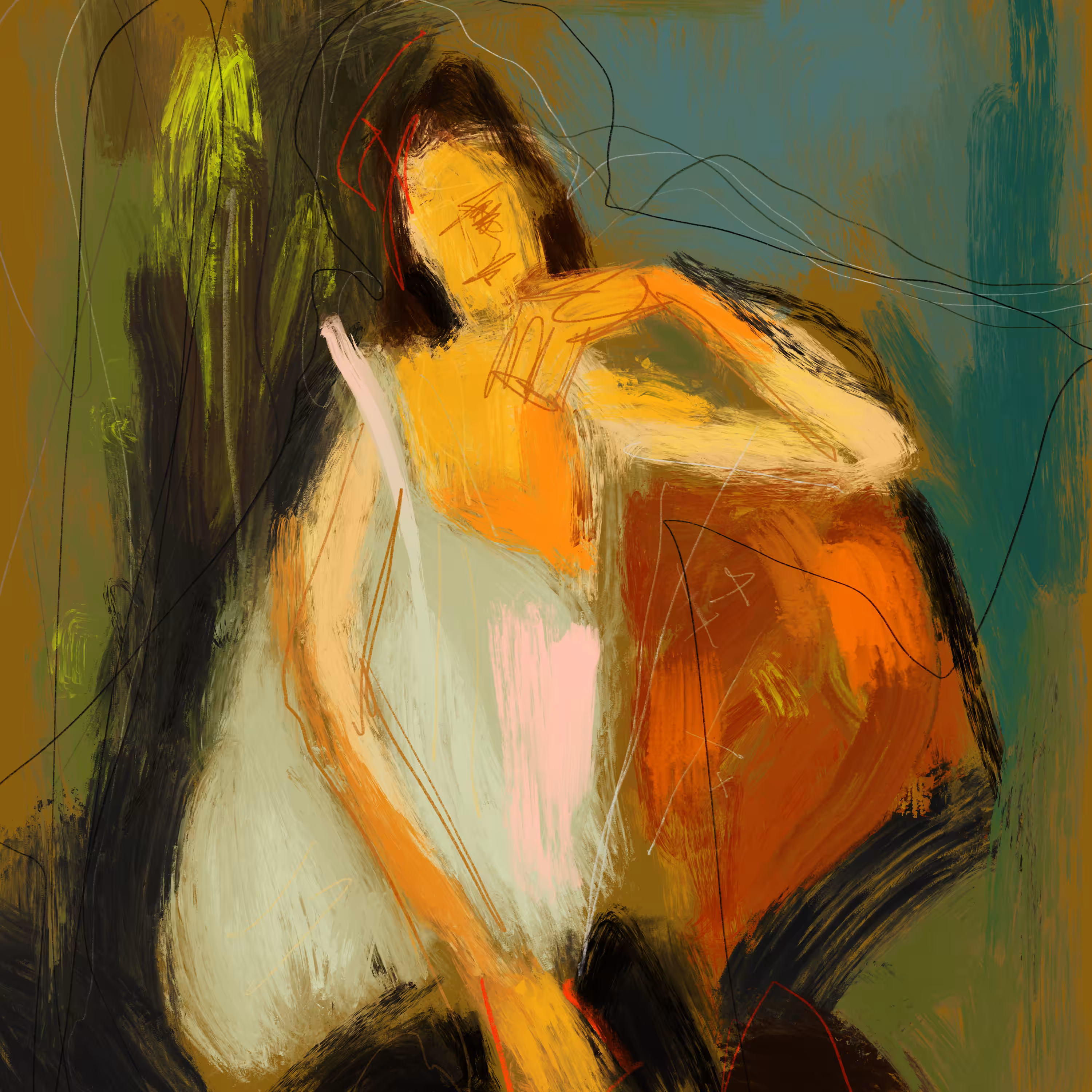 Opinions are my Own (after Modigliani)