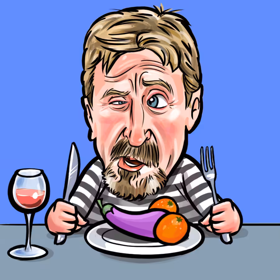 CryptoDrunk #27: John McAfee - “I have never lost a bet” 🍆
