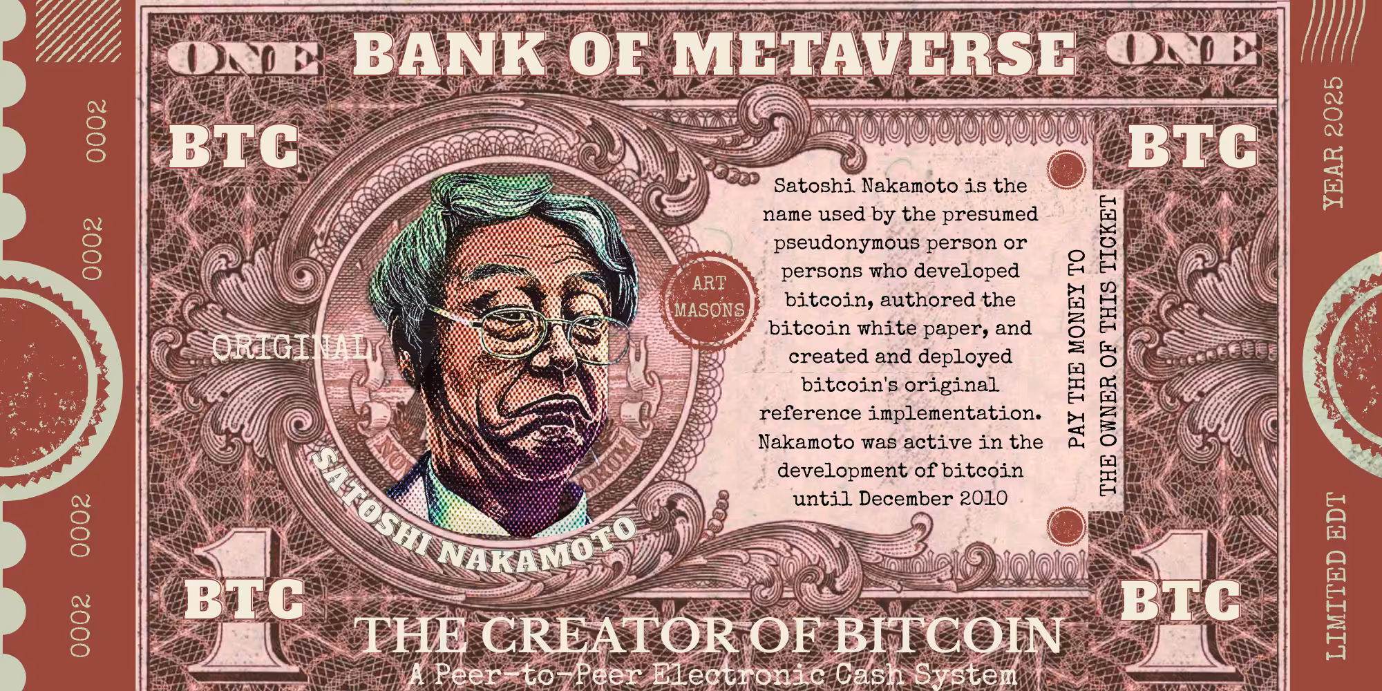 W3MASONS: #2 THE CREATOR OF BITCOIN
