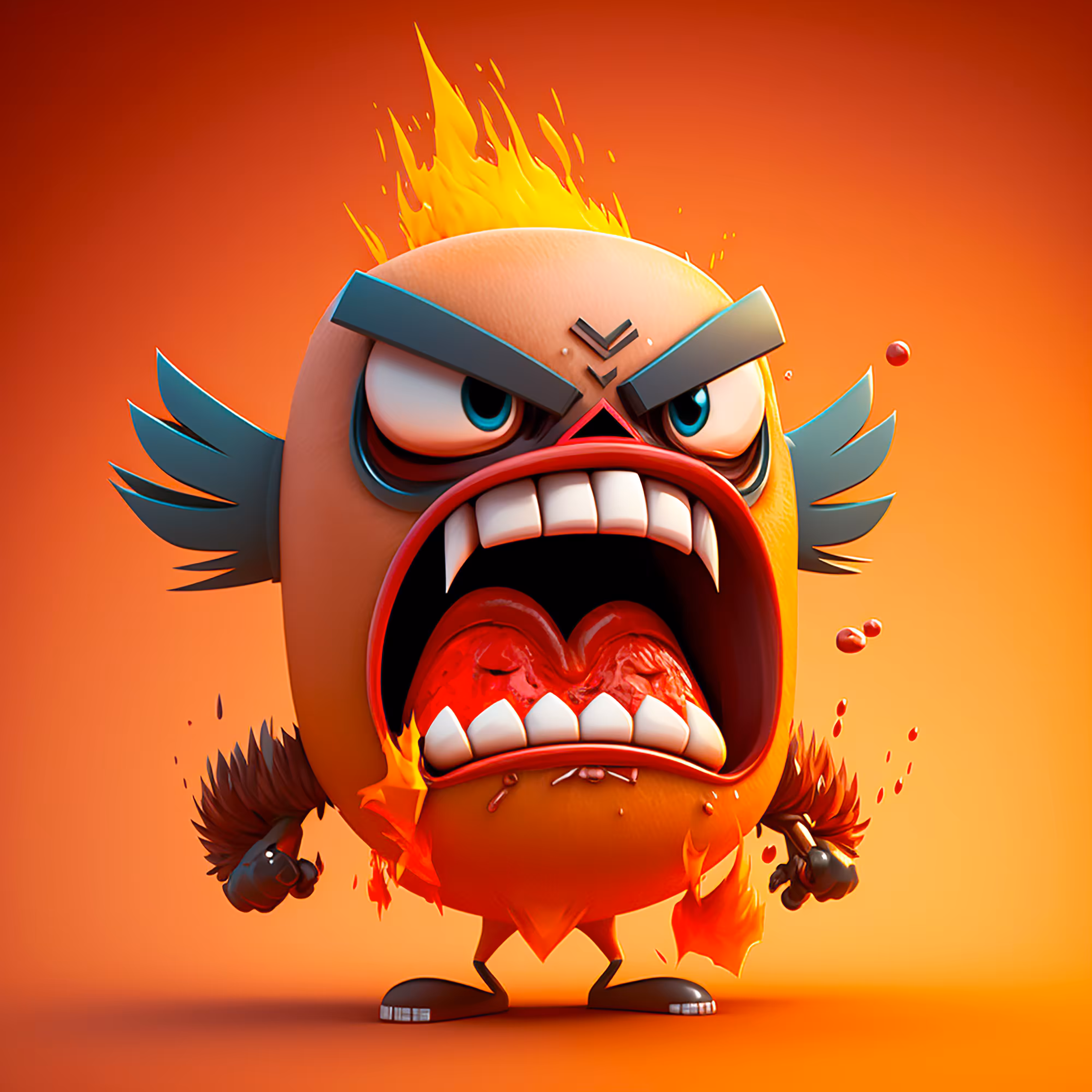 Karaktero #26: (A Small Patch of) Flaming Anger