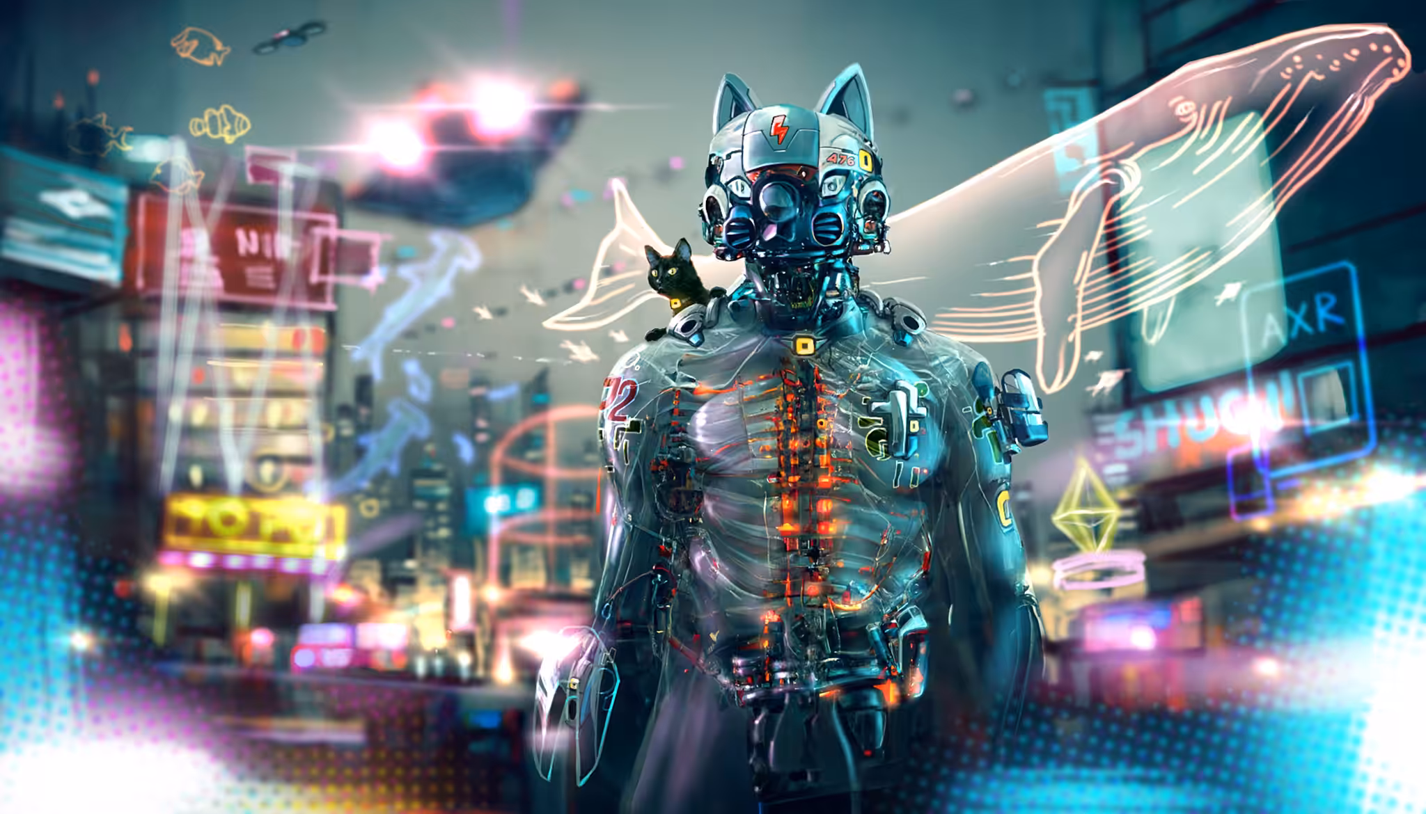MADROBOT is in the fish town.