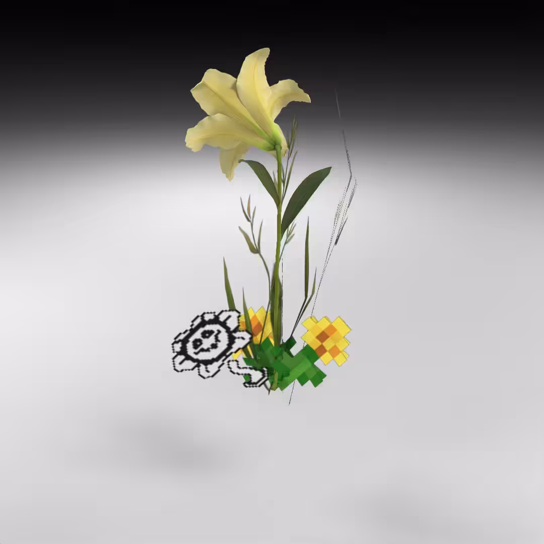 Hand-hacked Bouquet 70