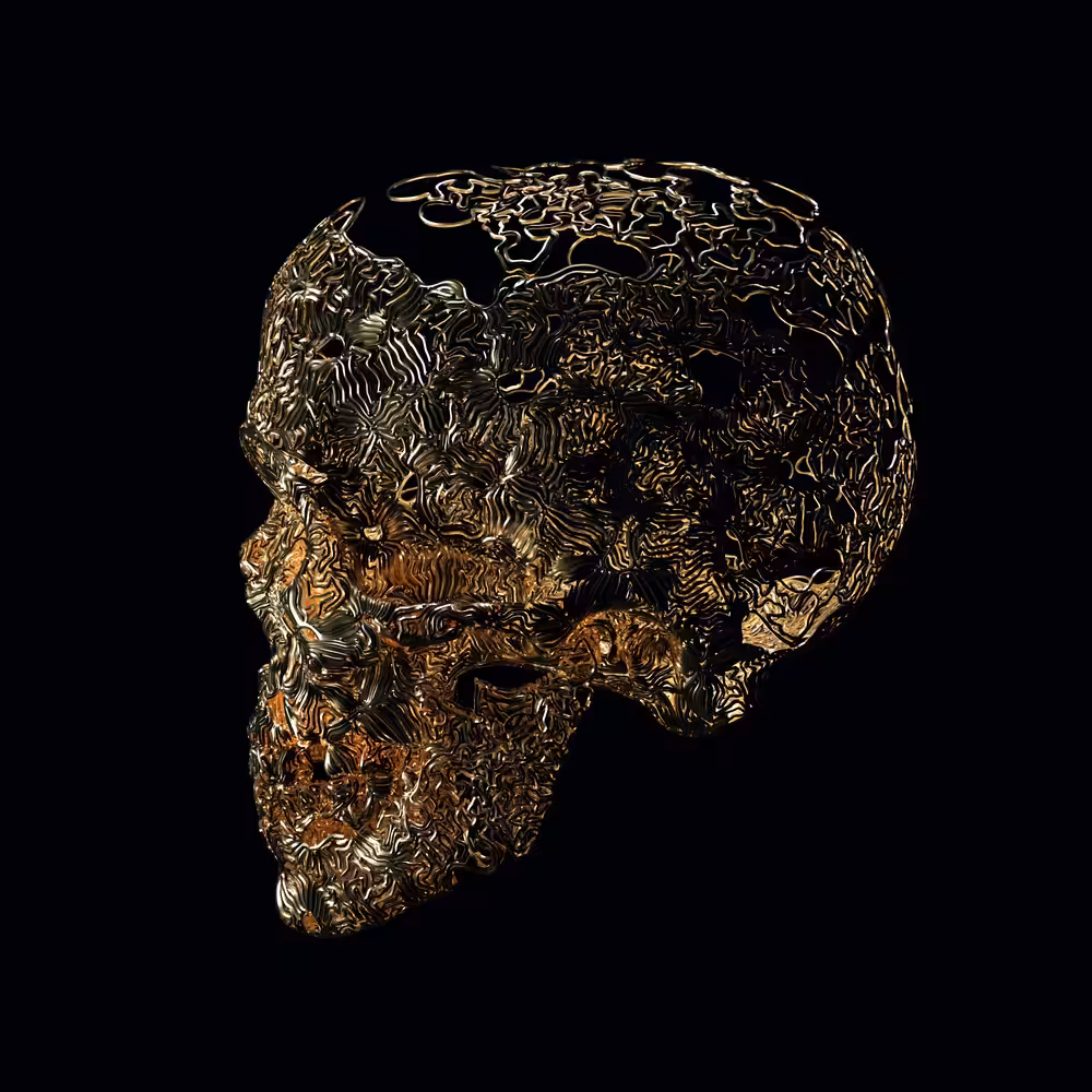 Gold Skull Diffusion