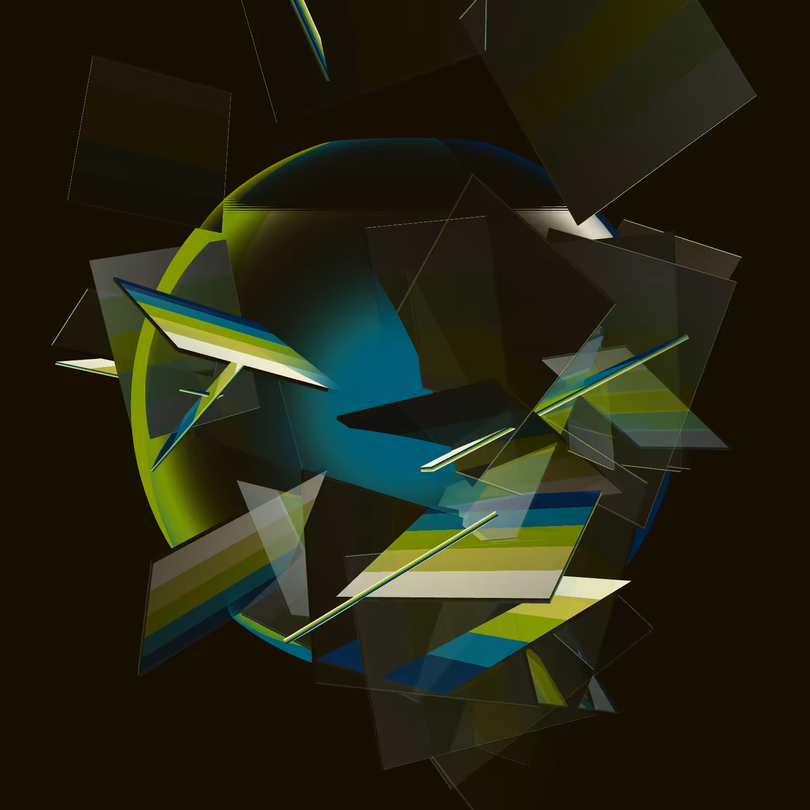 Composition with Sphere  #20