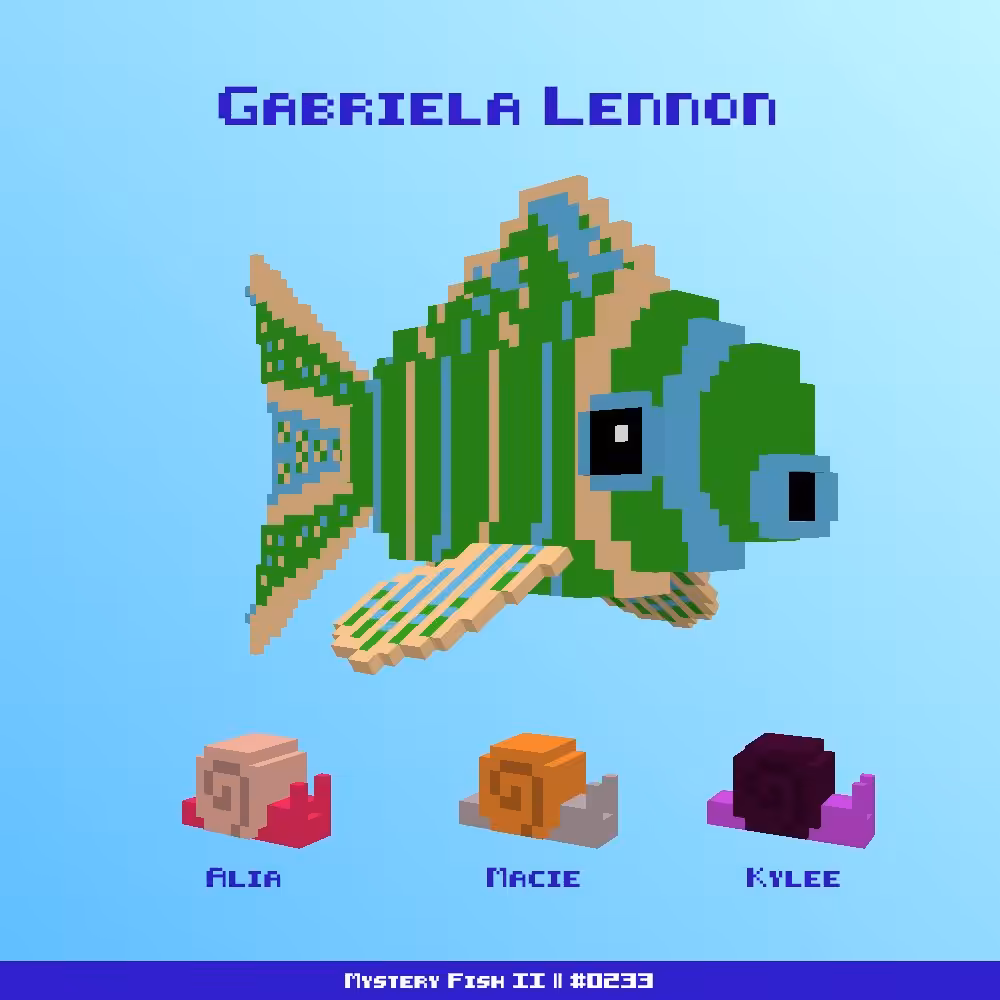 Gabriela Lennon :: Mystery Fish 0233/1000