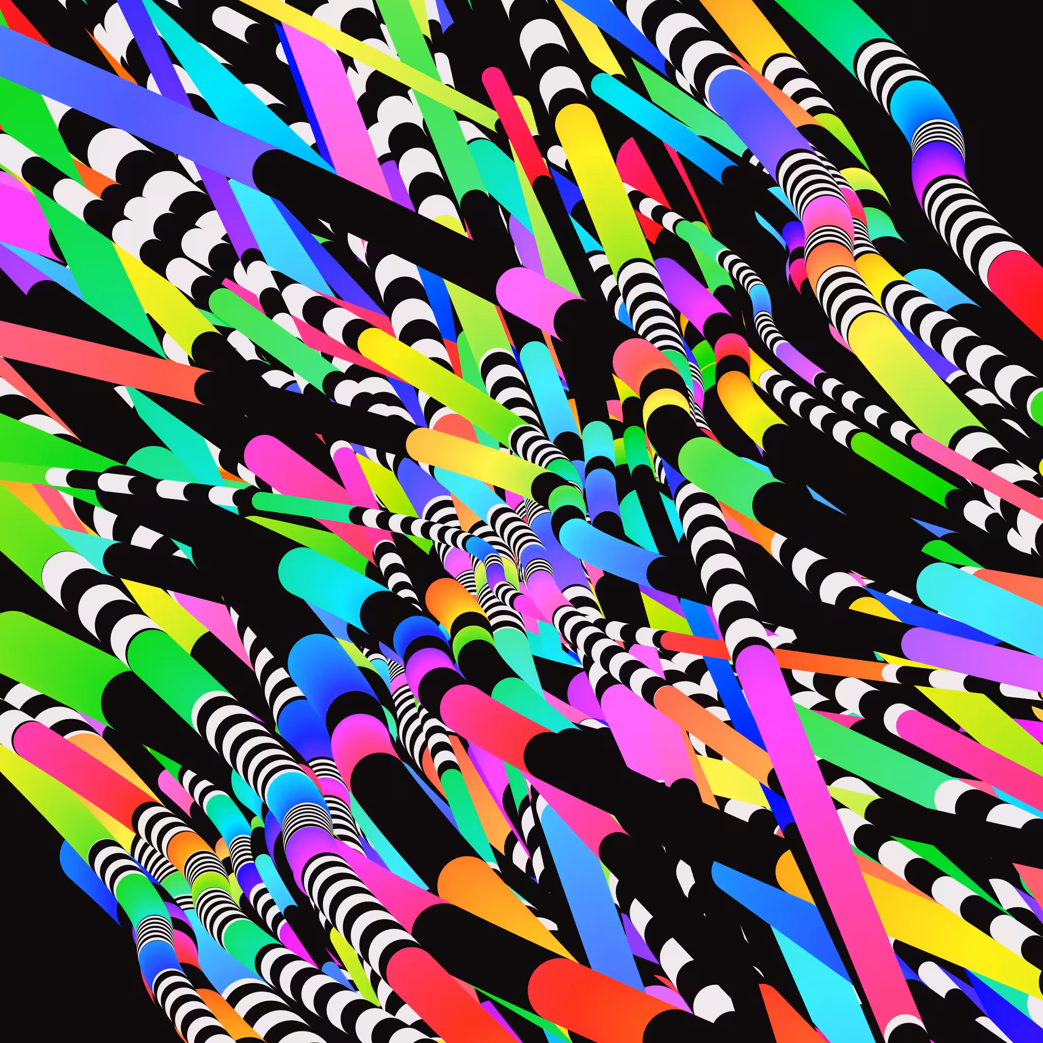 Stripey Hue Tubes No. 5